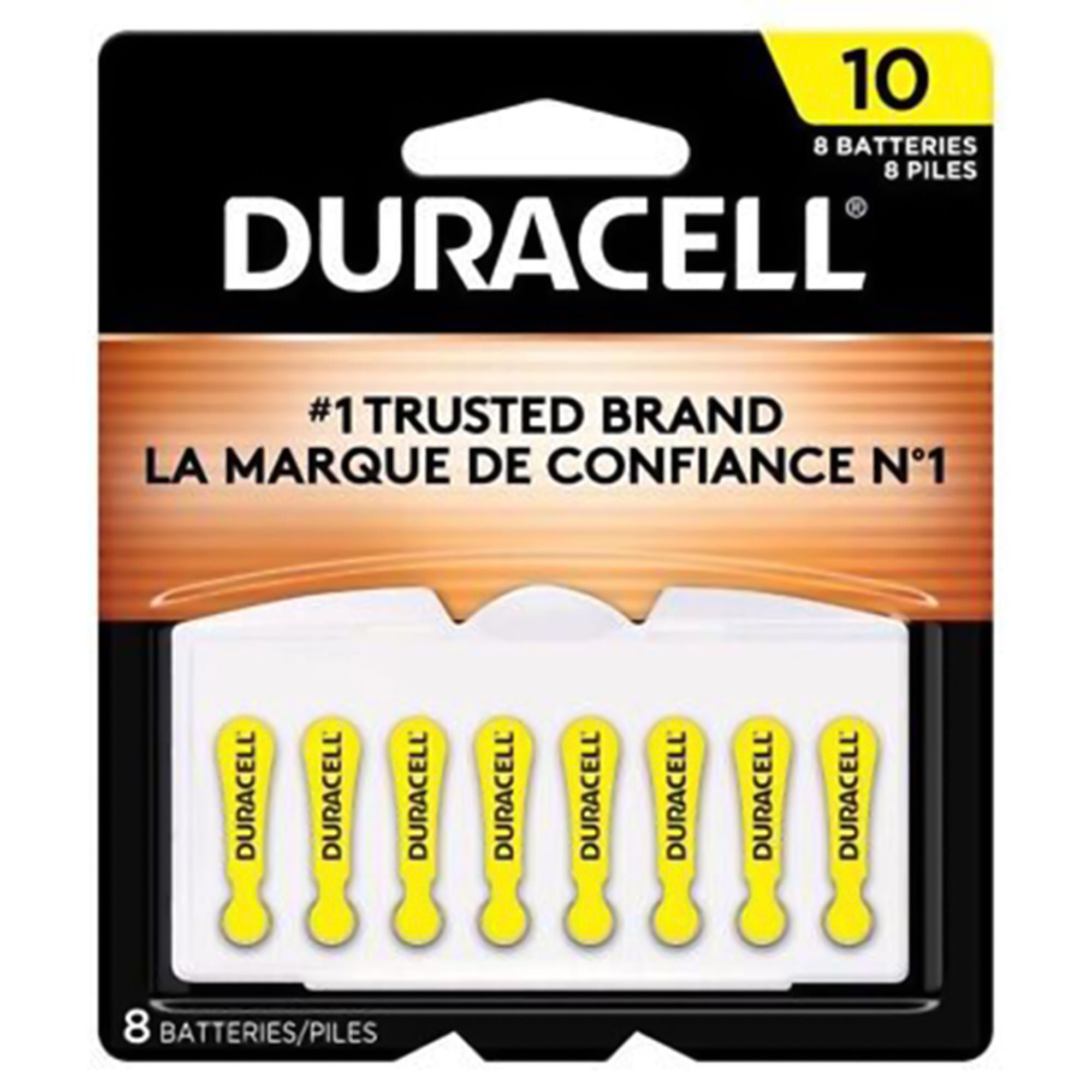 Duracell - DA10B8 Duracell® Zinc Air Battery for Hearing Aids