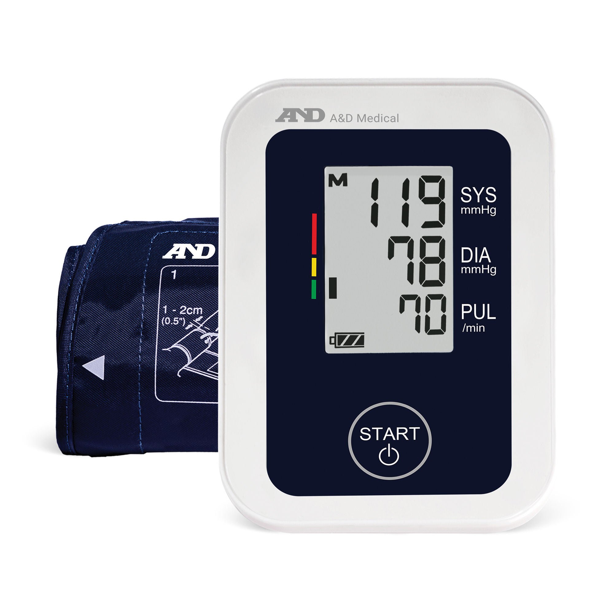 A&D Engineering - UA-651SAC Digital Blood Pressure Monitor AND Small Adult Cuff Arm 16 to 24 cm Desk Model