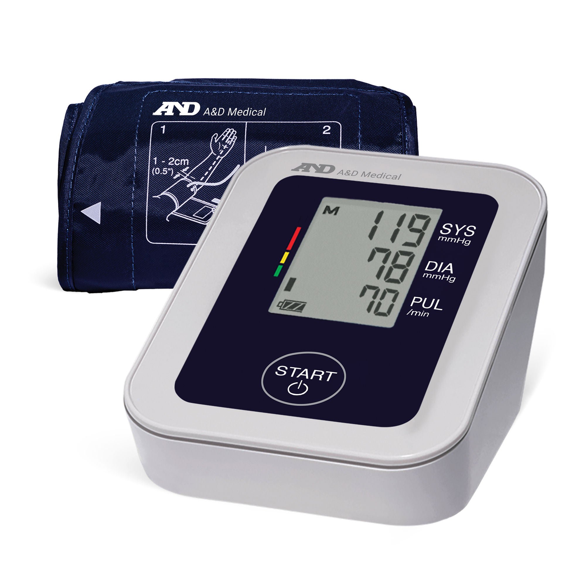 A&D Engineering - UA-651SAC Digital Blood Pressure Monitor AND Small Adult Cuff Arm 16 to 24 cm Desk Model