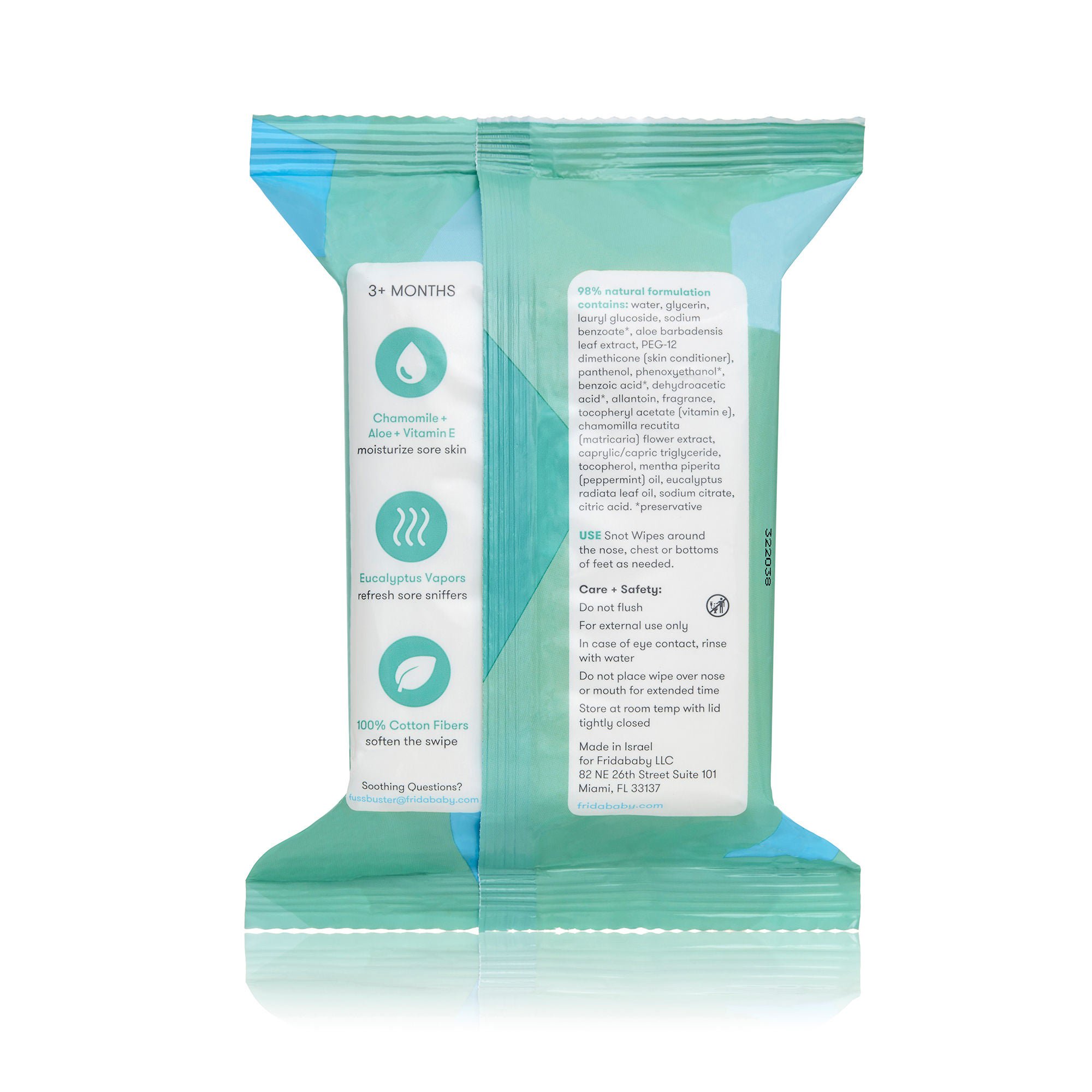 Fridababy LLC - 100000046 BreatheFrida™ the BoogerWiper Nose + Chest Wipes