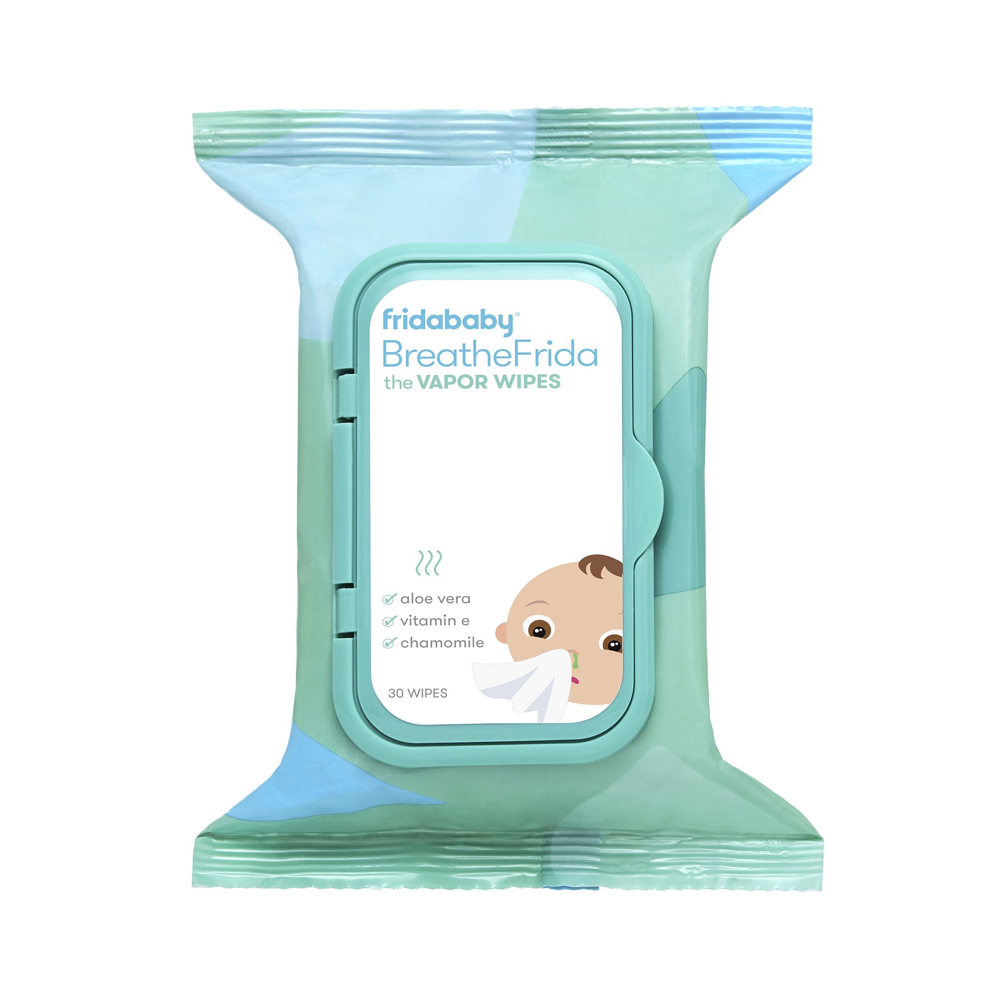 Fridababy LLC 100000046 - BreatheFrida™ the BoogerWiper Nose + Chest Wipes - 30/Pack, 720/Case