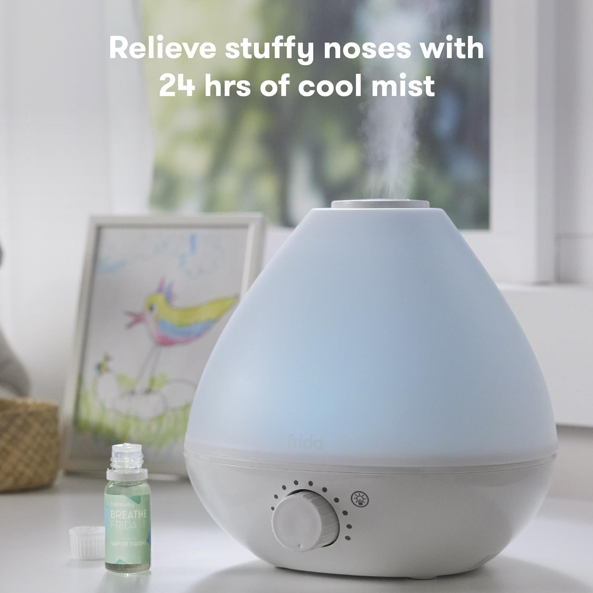 BreatheFrida Humidifier with Deiffuser and Nightlight 100000051 by Fridababy