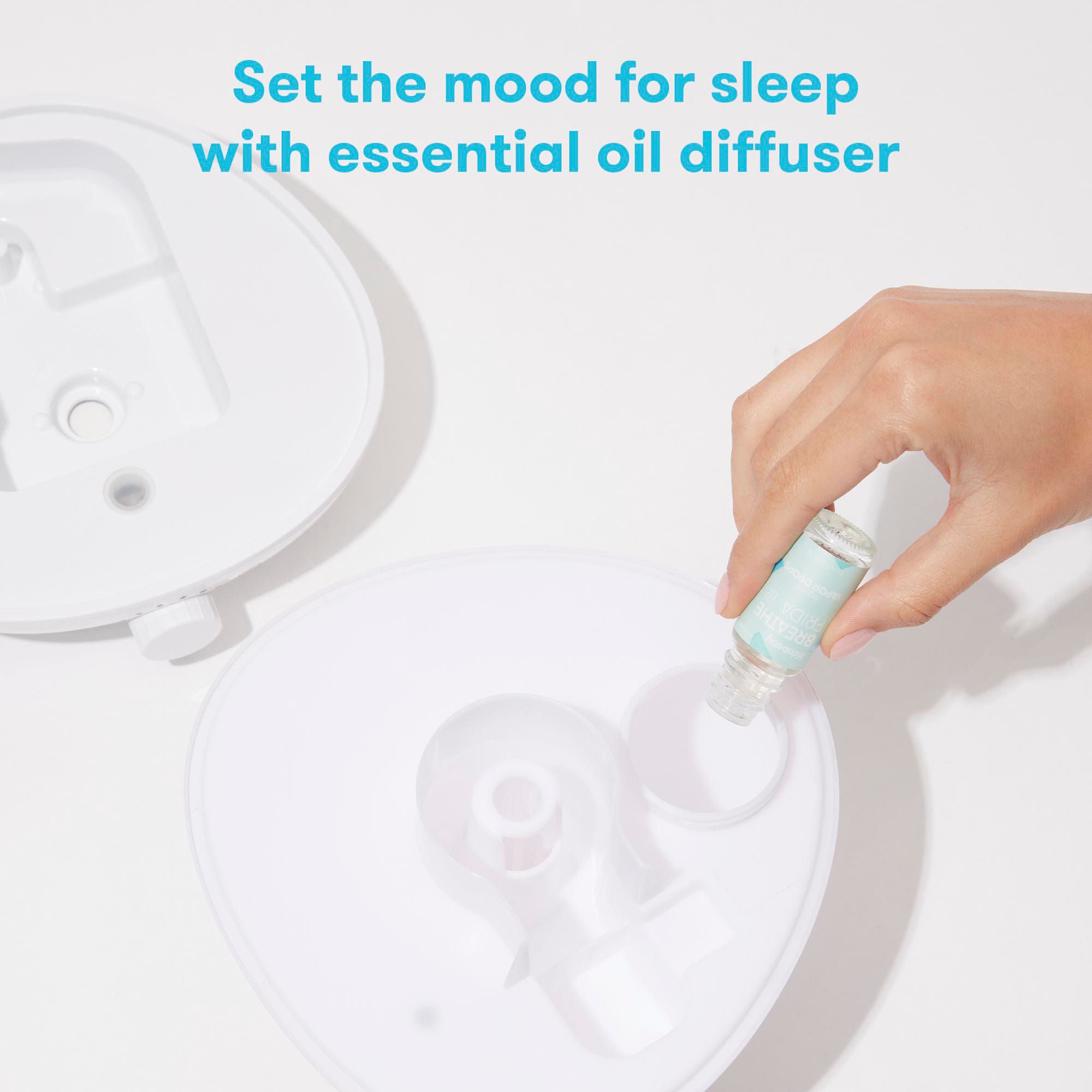 Fridababy LLC - 100000051 Humidifier with Deiffuser and Nightlight BreatheFrida 0.5 Gallon Tank Adult / Pediatric