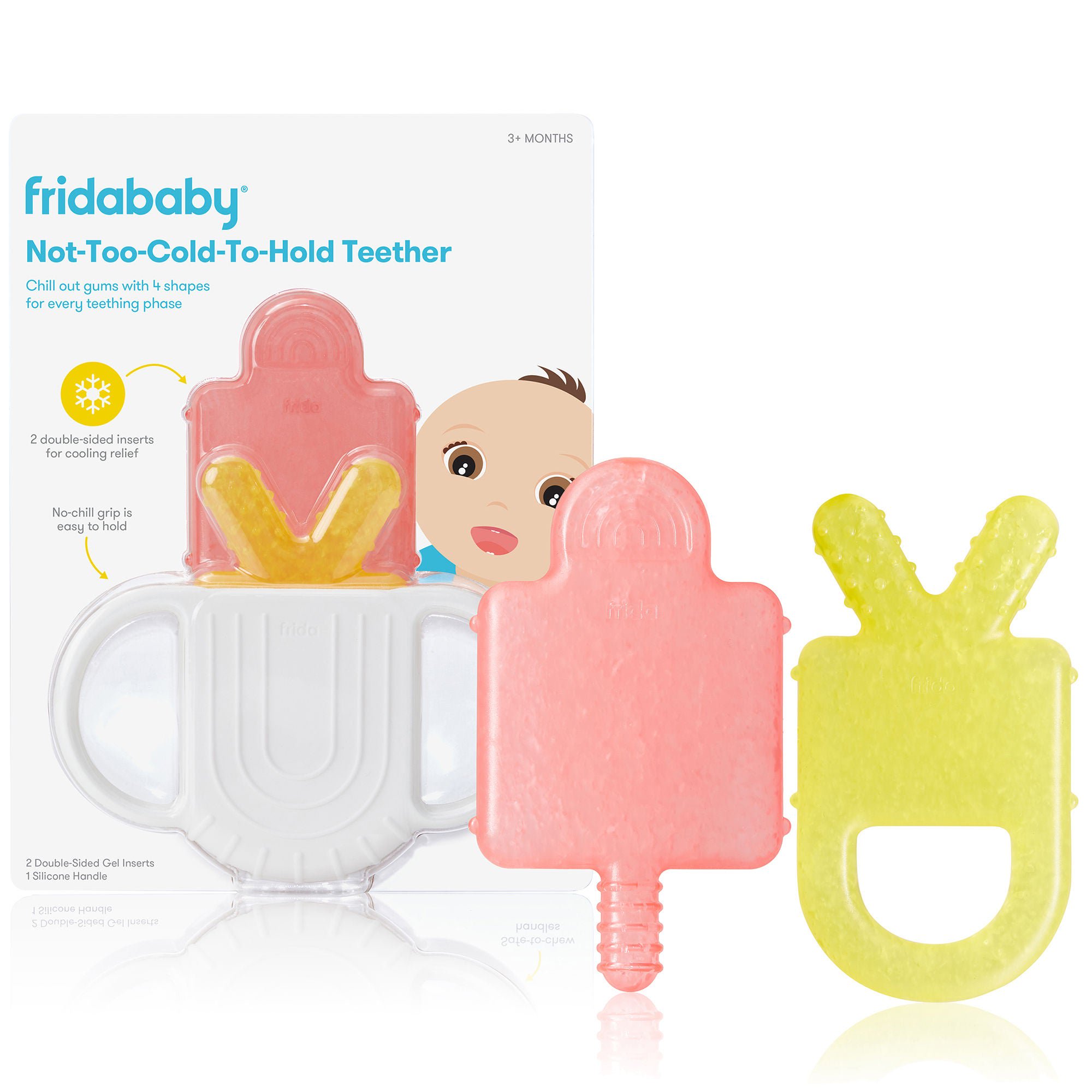 Fridababy LLC - 100000079 Hot / Cold Teether frida baby Infant Silicone