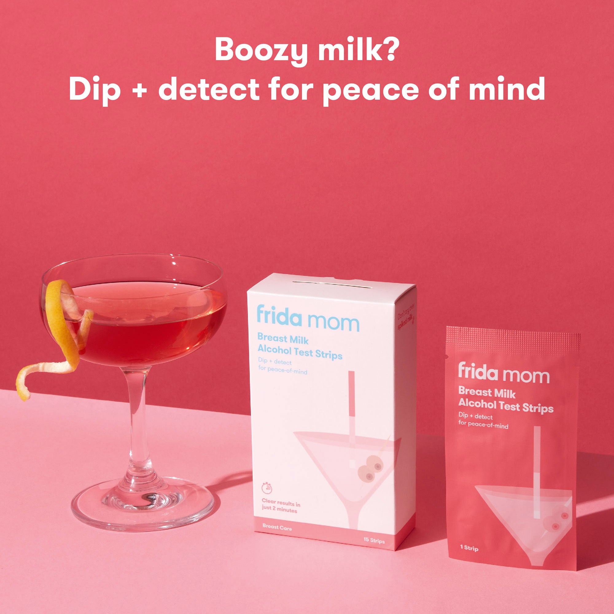 Fridababy LLC - 100001399 frida mom Breast Milk Alcohol Detection Test Strips