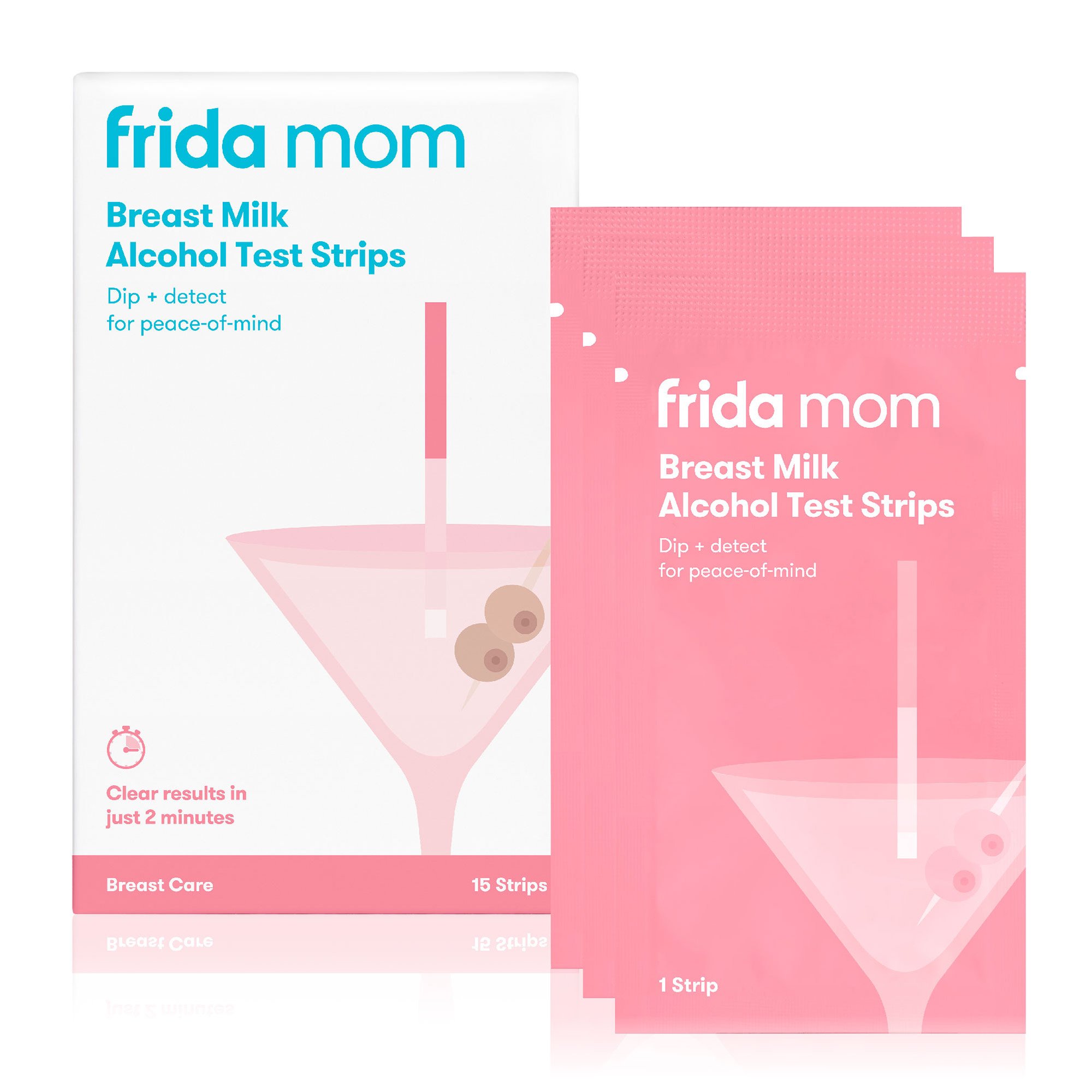 Fridababy LLC 100001399 - frida mom Breast Milk Alcohol Detection Test Strips - 1/Each, 12/Case