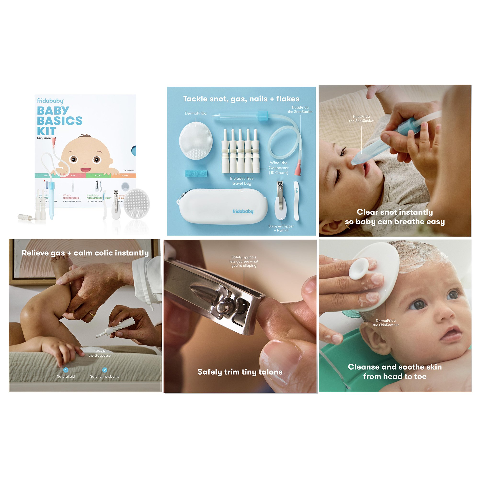 frida baby Baby Basics Kit 500000662 by Fridababy