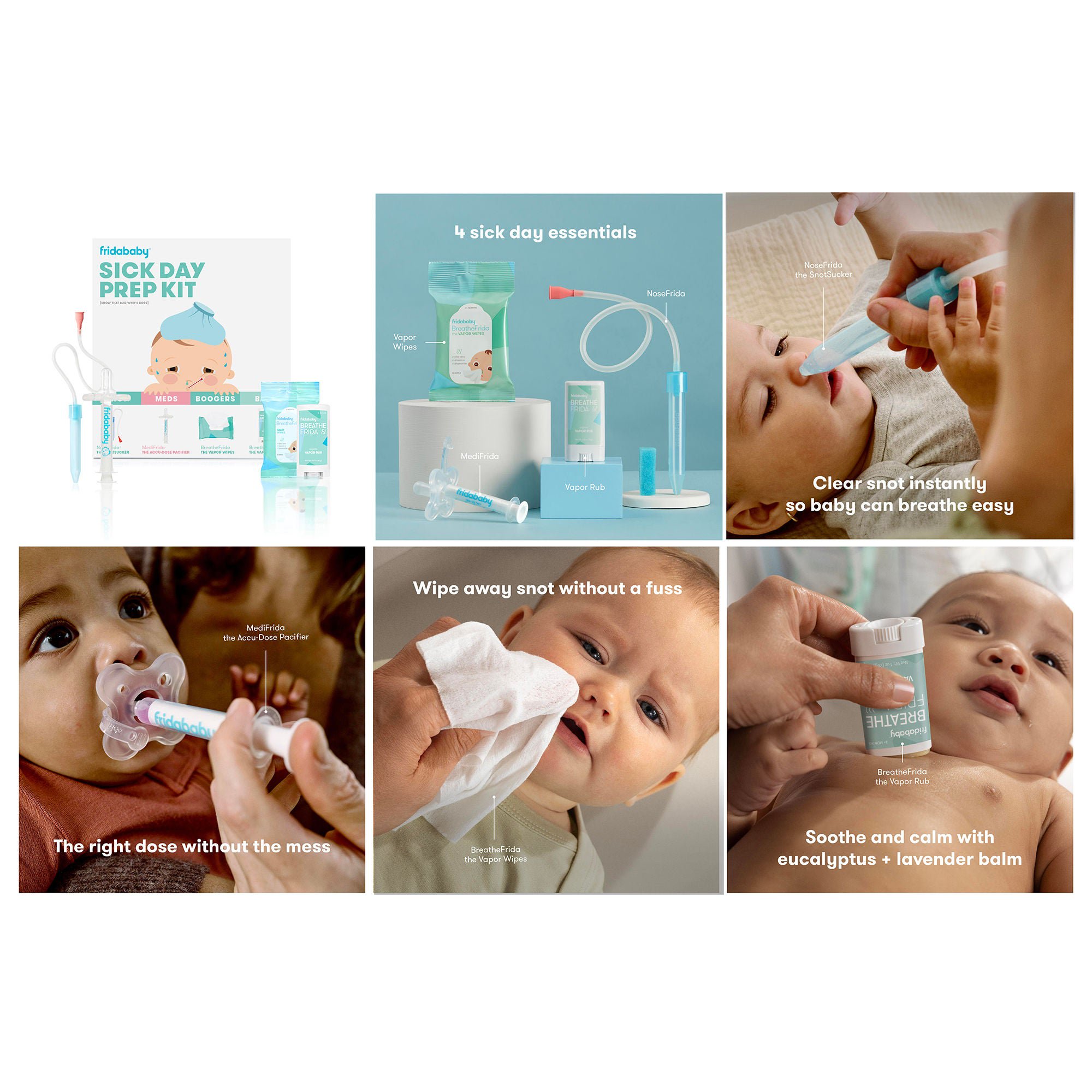 frida baby Sick Day Prep Kit 500000663 by Fridababy