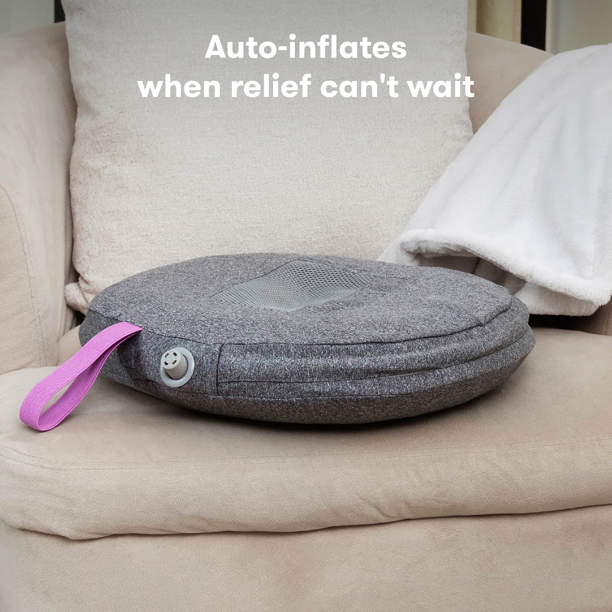 Fridababy LLC 500000794 - frida mom Perineal Cooling Comfort Cushion, Auto-Inflating Doughnut Pillow - 1/Each, 2/Case
