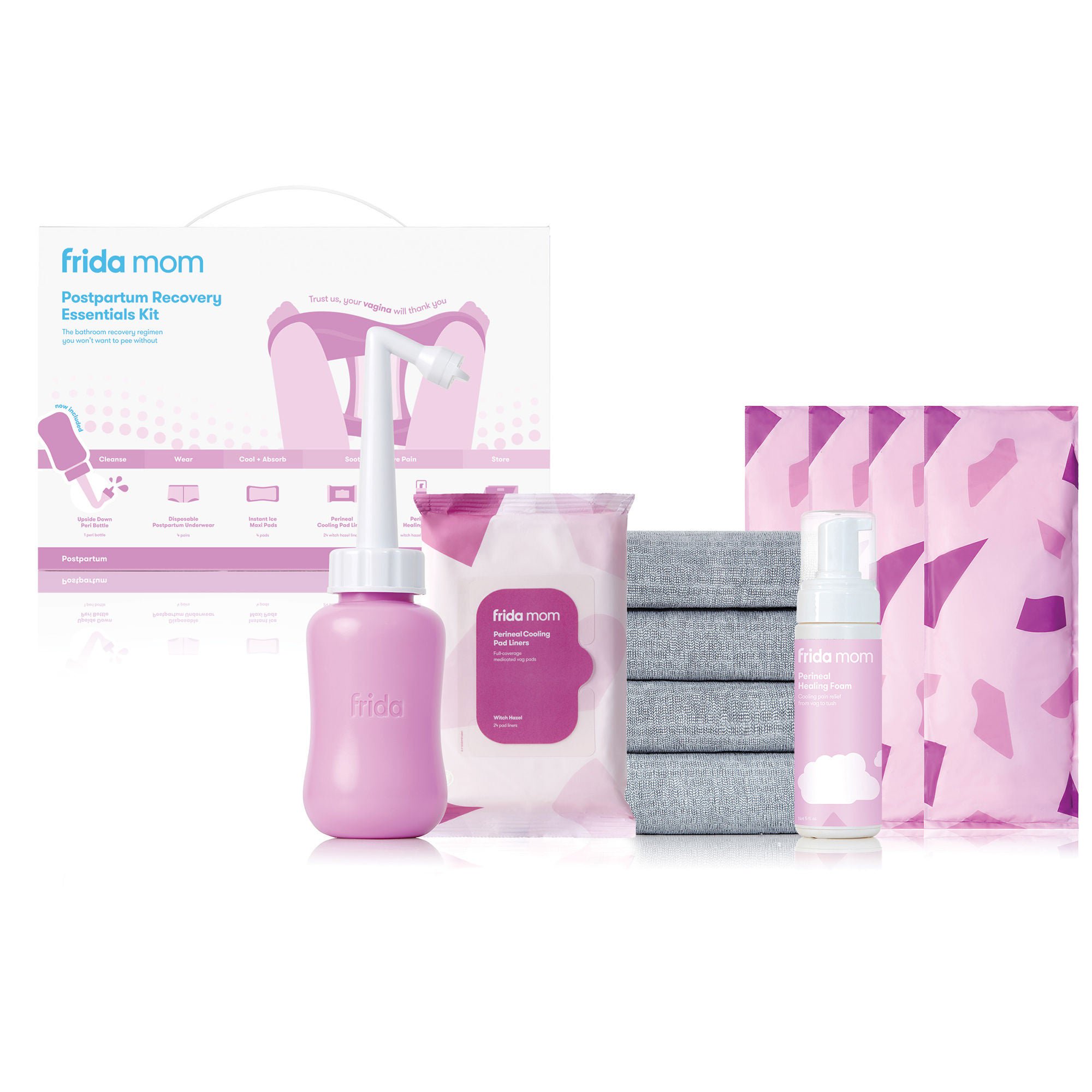 Fridababy LLC - 500001351 frida mom Recovery Essentials Kit with Peri Bottle