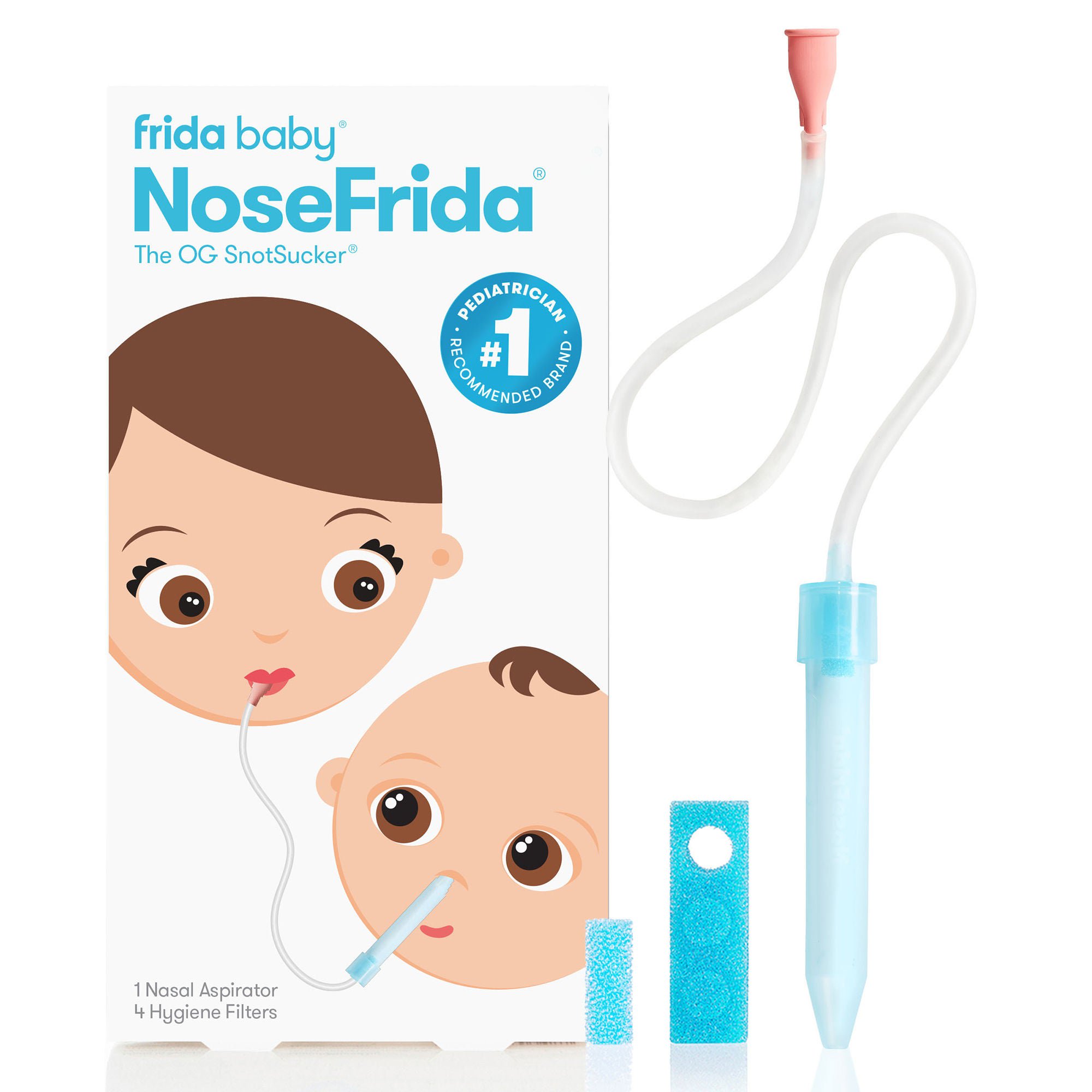 Fridababy LLC - 500001382 Nasal Aspirator NoseFrida® Soft Tip NonSterile