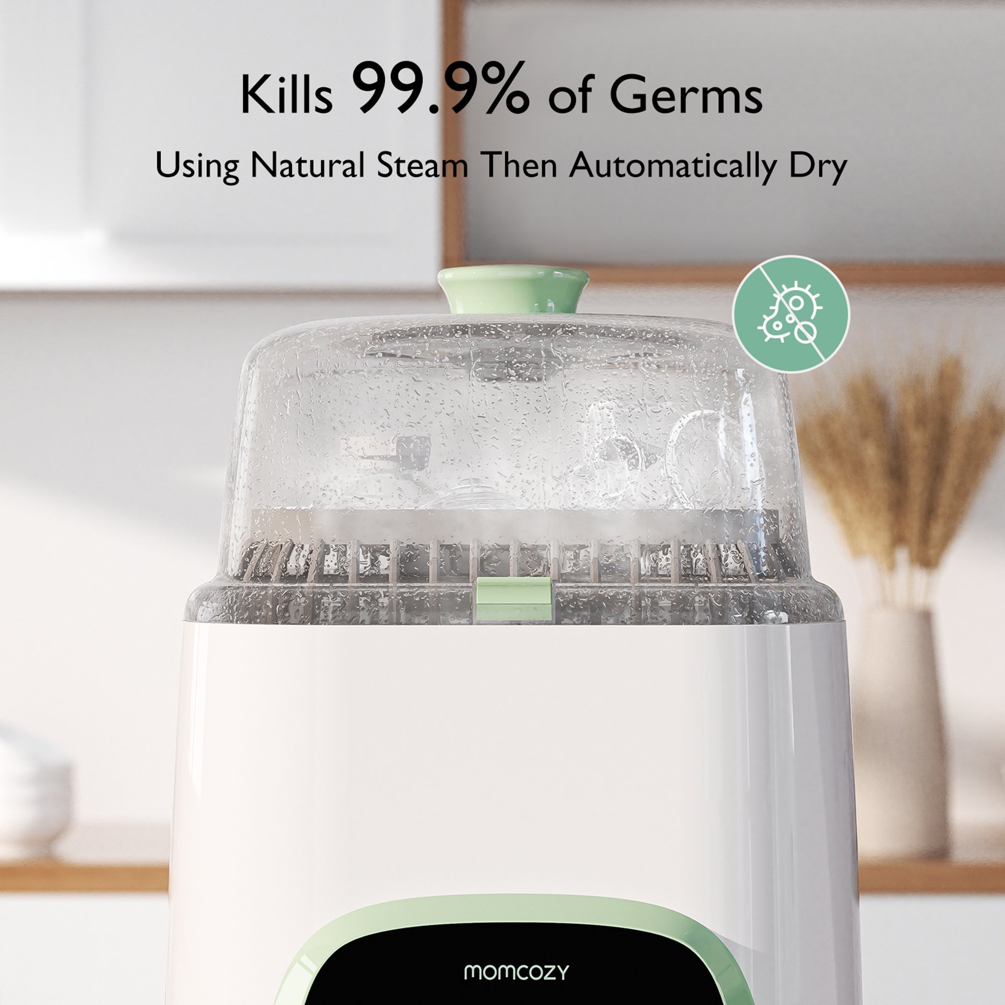 Momcozy CleanPal Pro Baby Bottle Washer and Sterilizer BS003-GW10NB by Root Technology