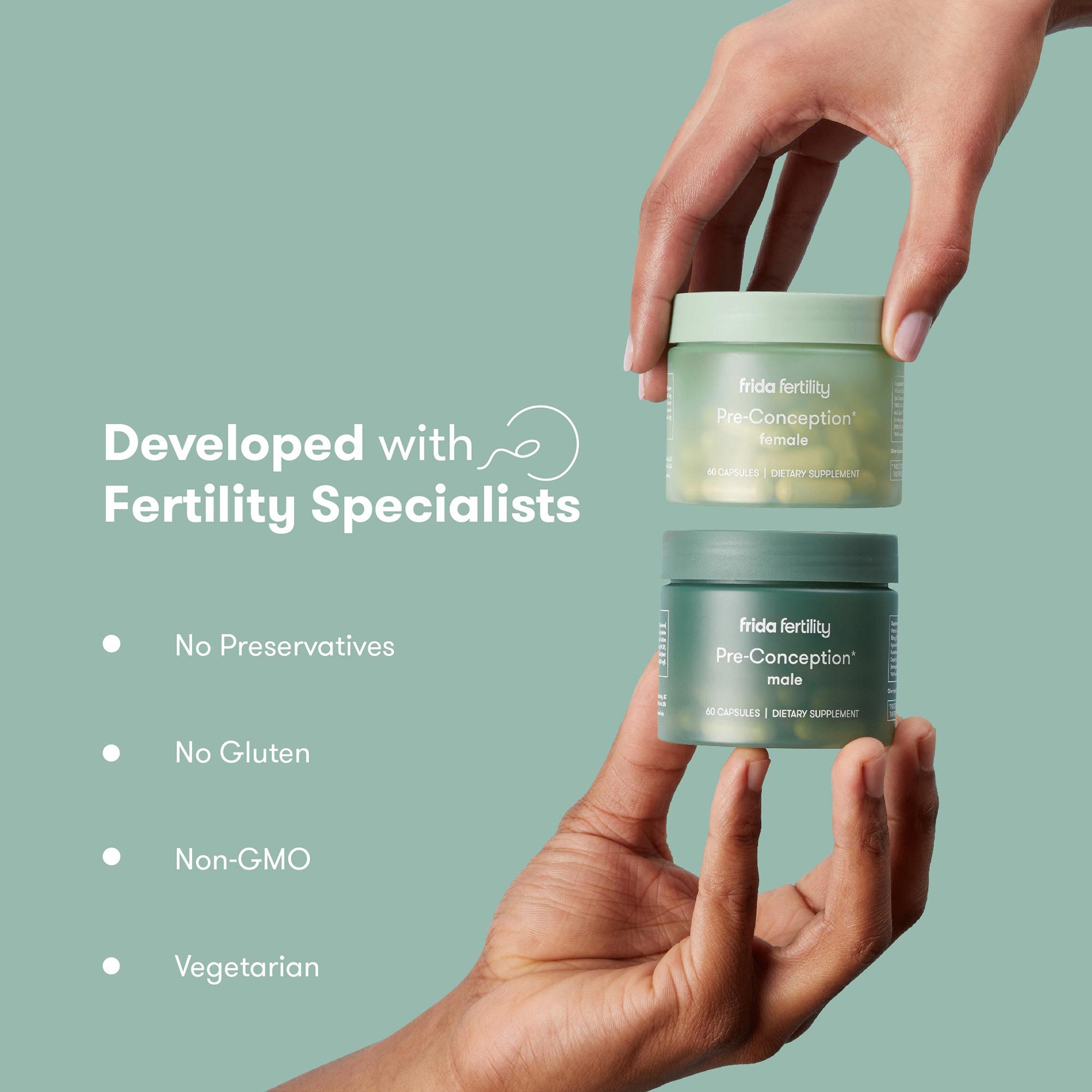 Fridababy LLC 500001265 - Frida Fertility Pre-Conception Supplement Set - 1/Kit, 12/Case