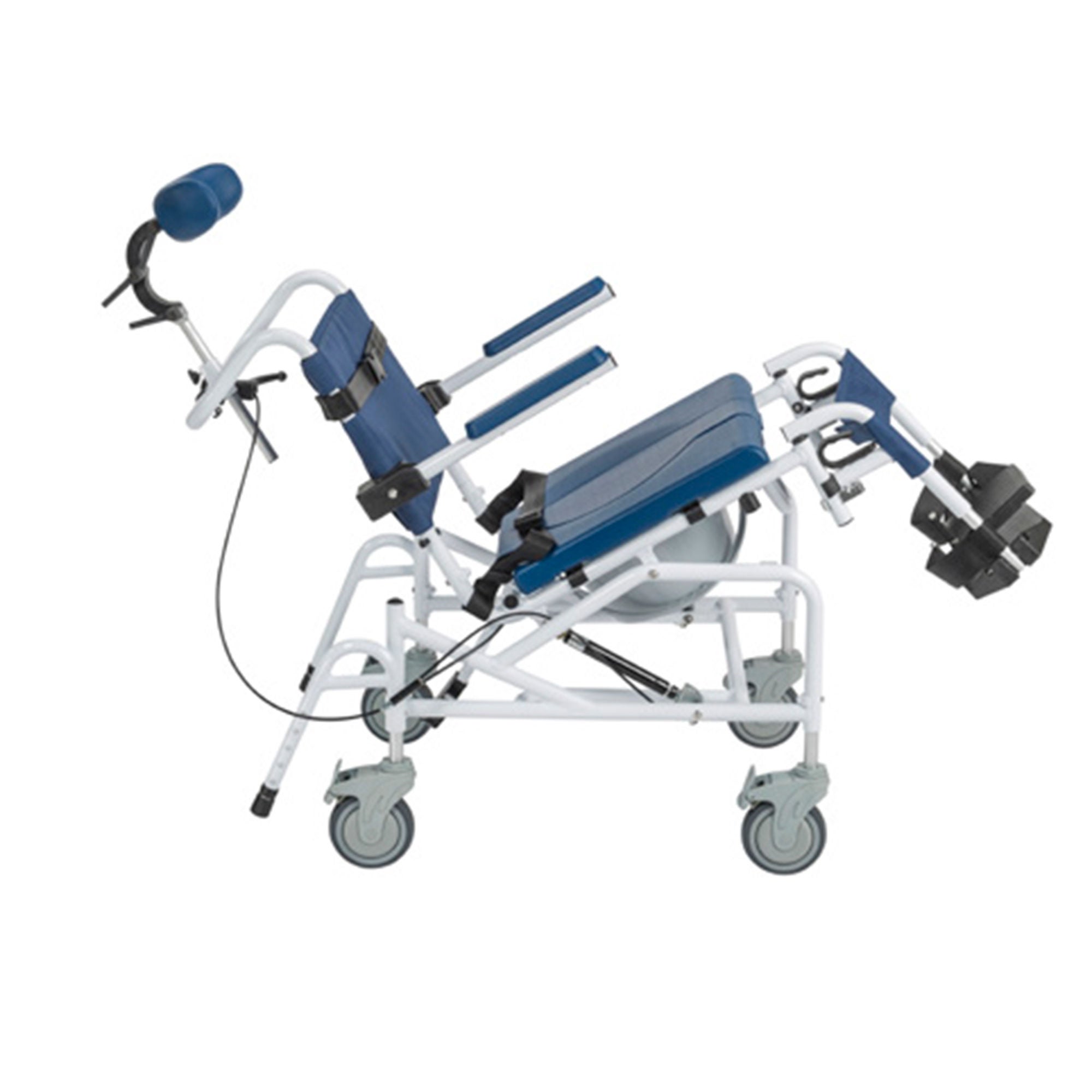 Drive DeVilbiss Healthcare - NRS18010 3-in-1 Commode / Shower Chair Flip-Back Arms Aluminum Frame Reclining Backrest 20 Inch Seat Width 300 lbs. Weight Capacity