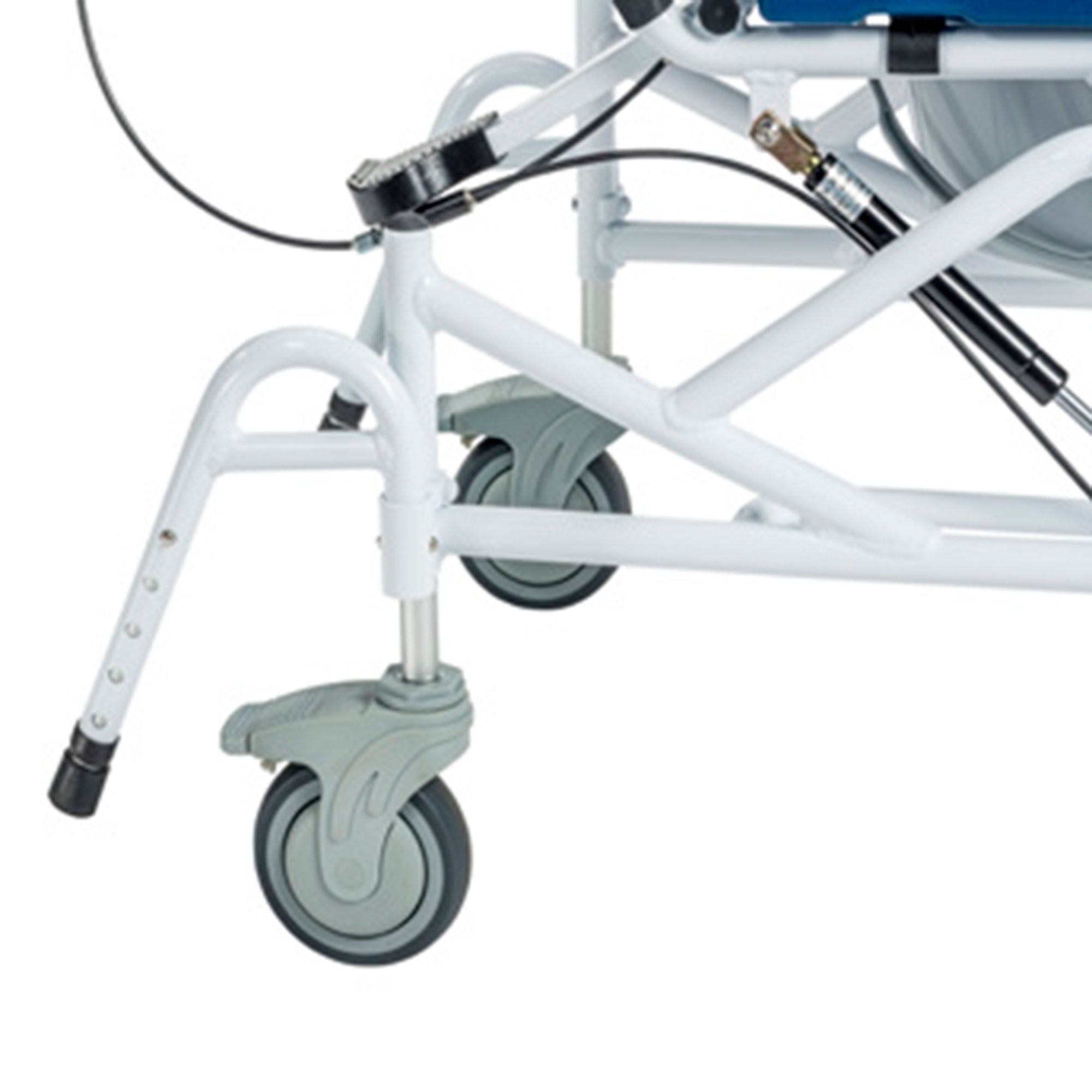 Drive DeVilbiss Healthcare - NRS18010 3-in-1 Commode / Shower Chair Flip-Back Arms Aluminum Frame Reclining Backrest 20 Inch Seat Width 300 lbs. Weight Capacity