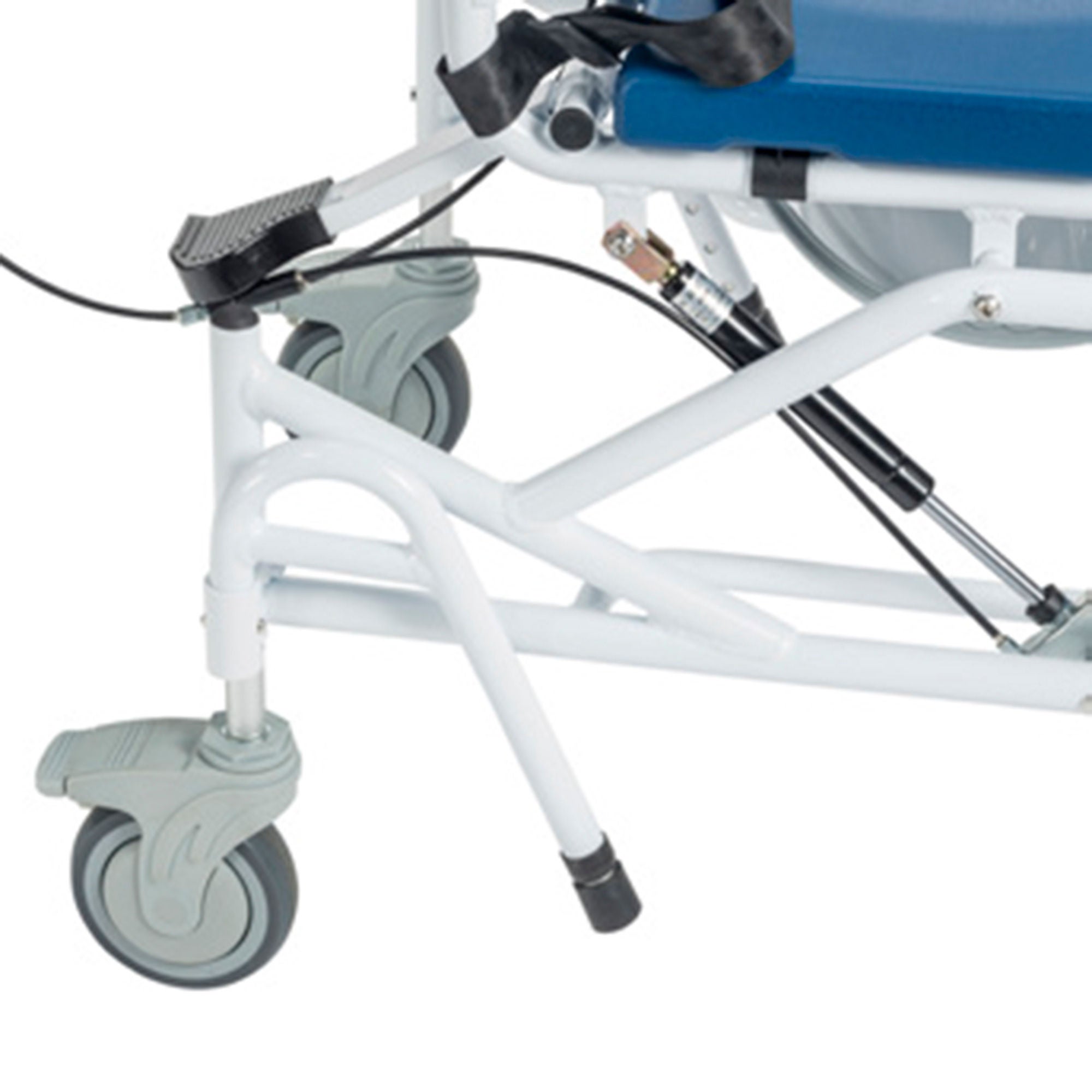 Drive DeVilbiss Healthcare - NRS18010 3-in-1 Commode / Shower Chair Flip-Back Arms Aluminum Frame Reclining Backrest 20 Inch Seat Width 300 lbs. Weight Capacity