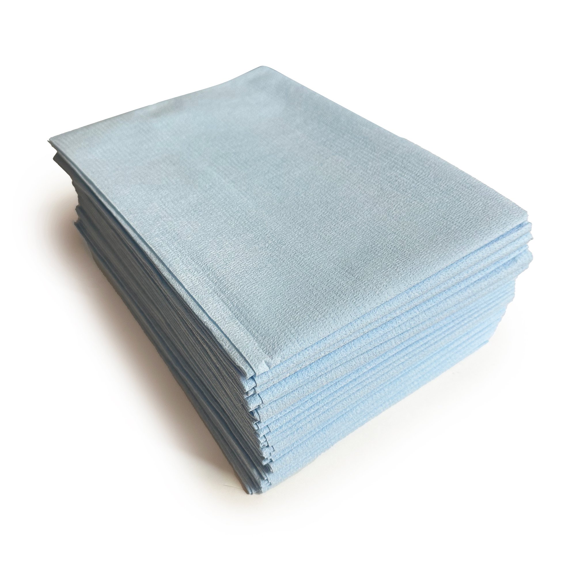 McKesson Brand 16-JCPM8 - McKesson Pillowcase, Disposable, Standard, Blue, Tissue/Poly, 30 x 21 Inch - 100/Case
