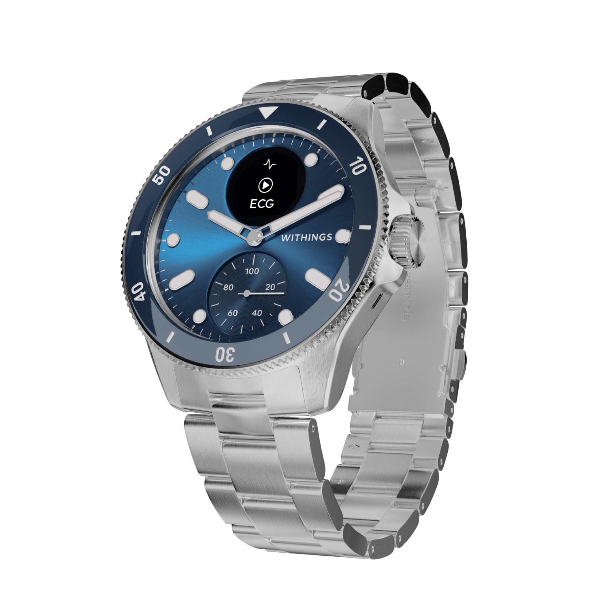 Withings Inc HWA10-MODEL 7-ALL-INT - Withings ScanWatch Nova – Luxury Hybrid Smartwatch with Advanced Health Tracking - 1/Each
