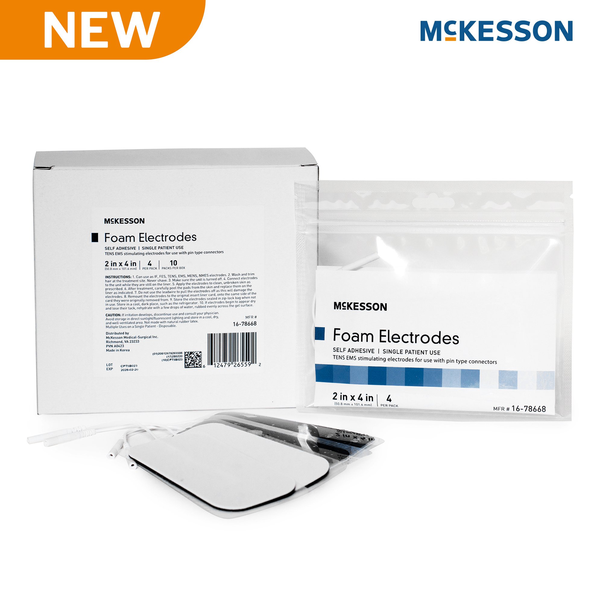 McKesson Brand 16-78668 - 1/Pack, 10/Box, 100/Case