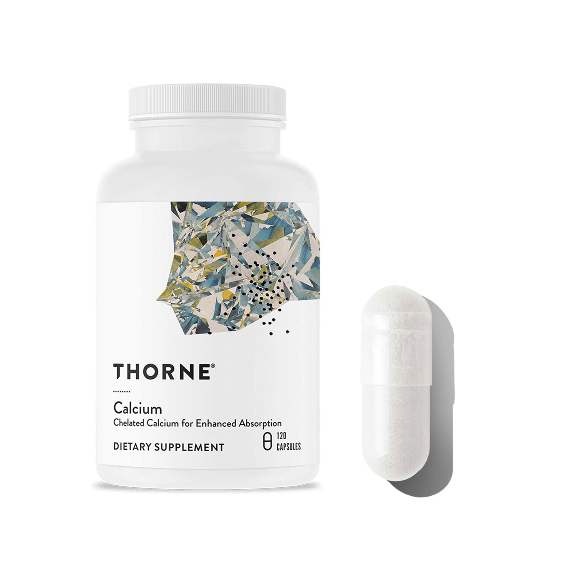 Thorne Research Inc - M281 Thorne® Calcium Chelated Calcium for Enhanced Absorption Dietary Supplement
