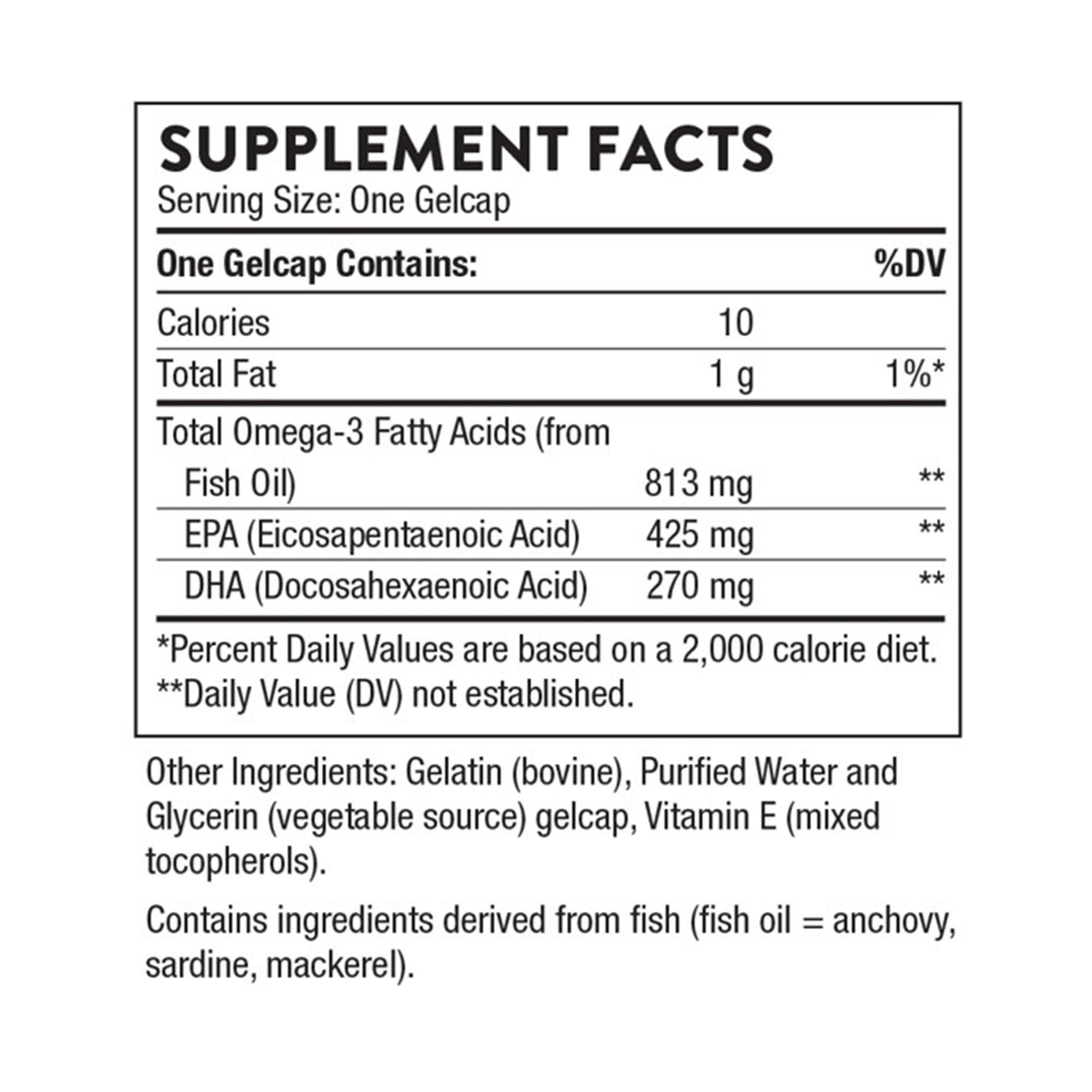 Thorne Research Inc - SP608NC Thorne® Super EPA Pro High EPA Omega-3 Dietary Supplement