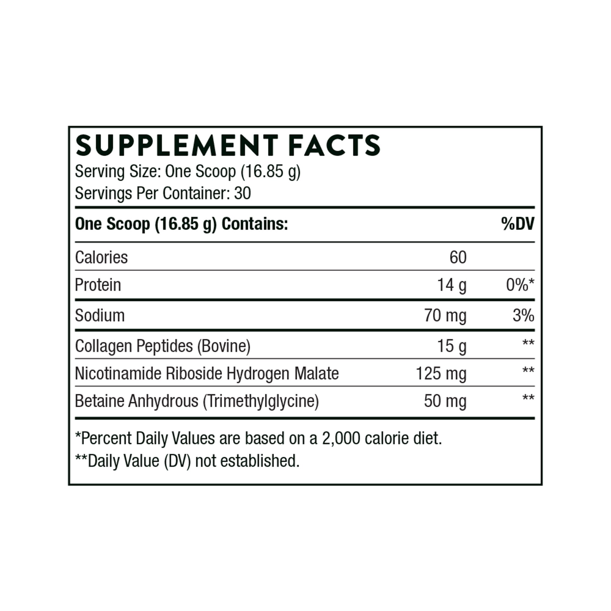 Thorne Research Inc SP686 - Thorne® Collagen Fit with Nicotinamide Riboside Dietary Supplement - 1/Bottle