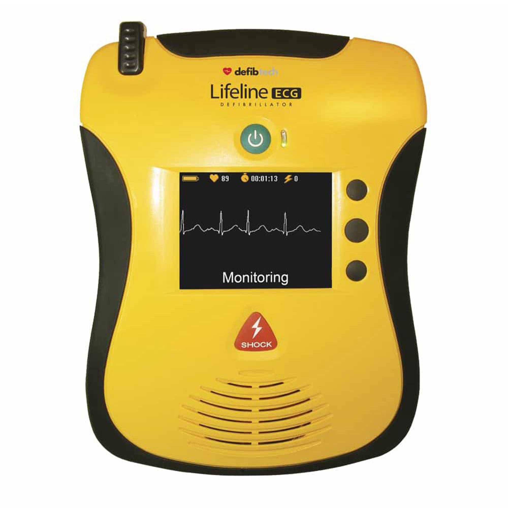 Worldpoint ECC - 30-433 AED Unit Semi-Automatic Defibtech Lifeline™ Electrode Pads Contact Battery Operated LCD Display