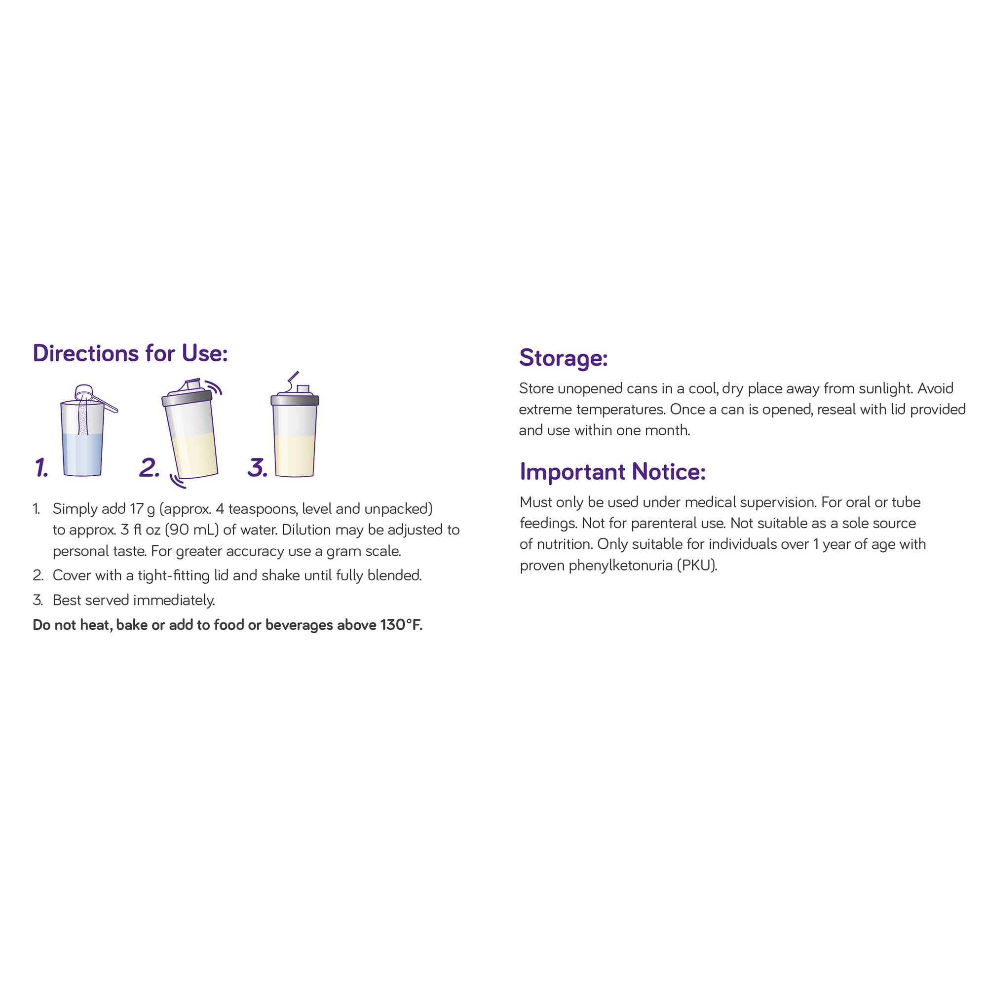 PhenylAde60 Oral Supplement 200758 by Nutricia North America