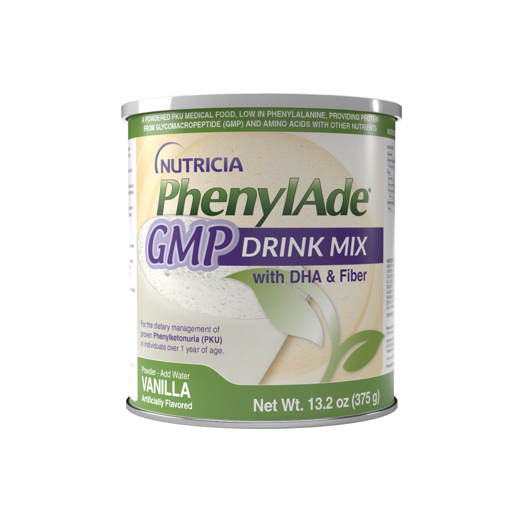 Nutricia North America - 201647 Oral Supplement PhenylAde® GMP Vanilla Flavor Powder 13.2 oz. / 375 Gram Canister