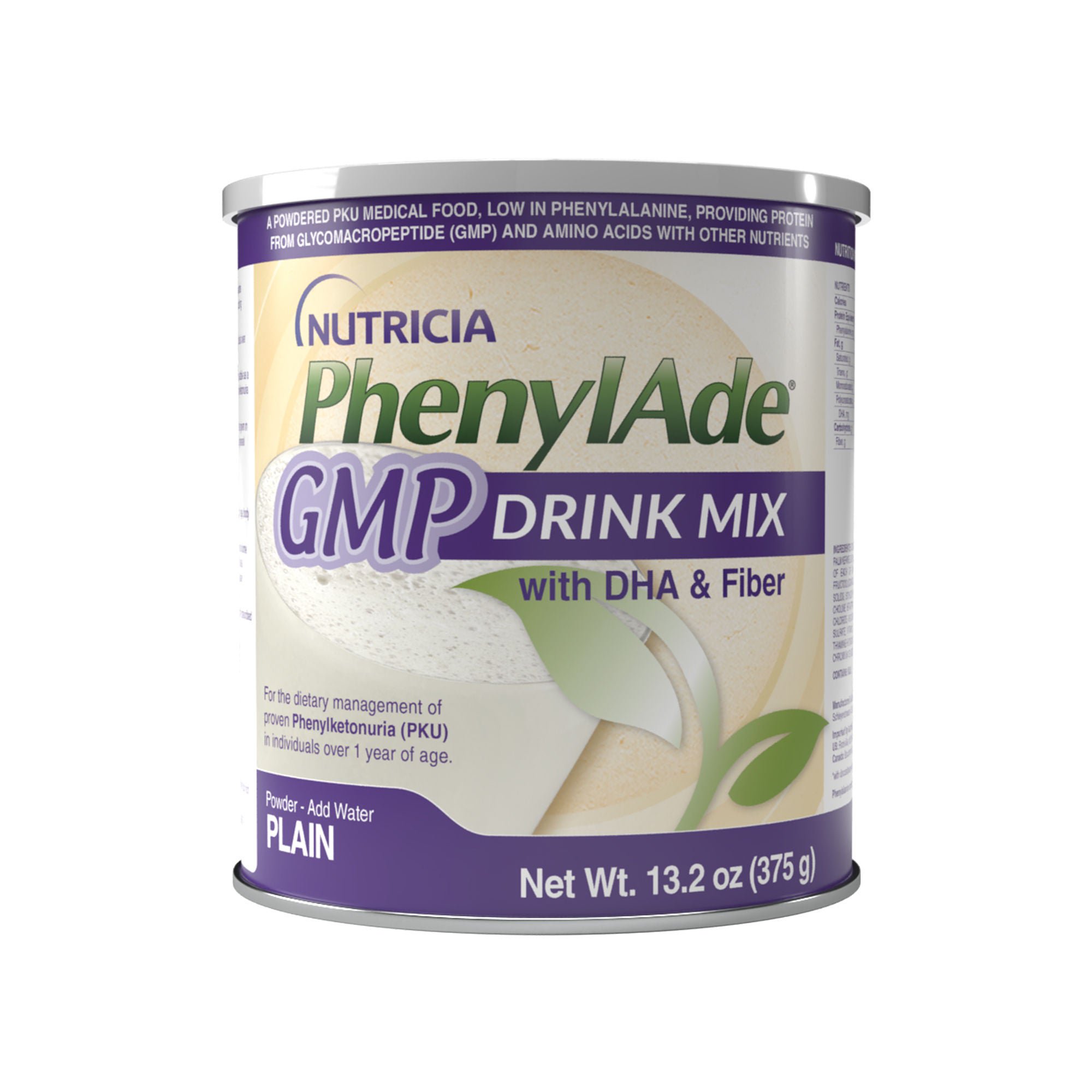 Nutricia North America - 201648 Oral Supplement PhenylAde® GMP Plain Flavor Powder 13.2 oz. / 375 Gram Canister