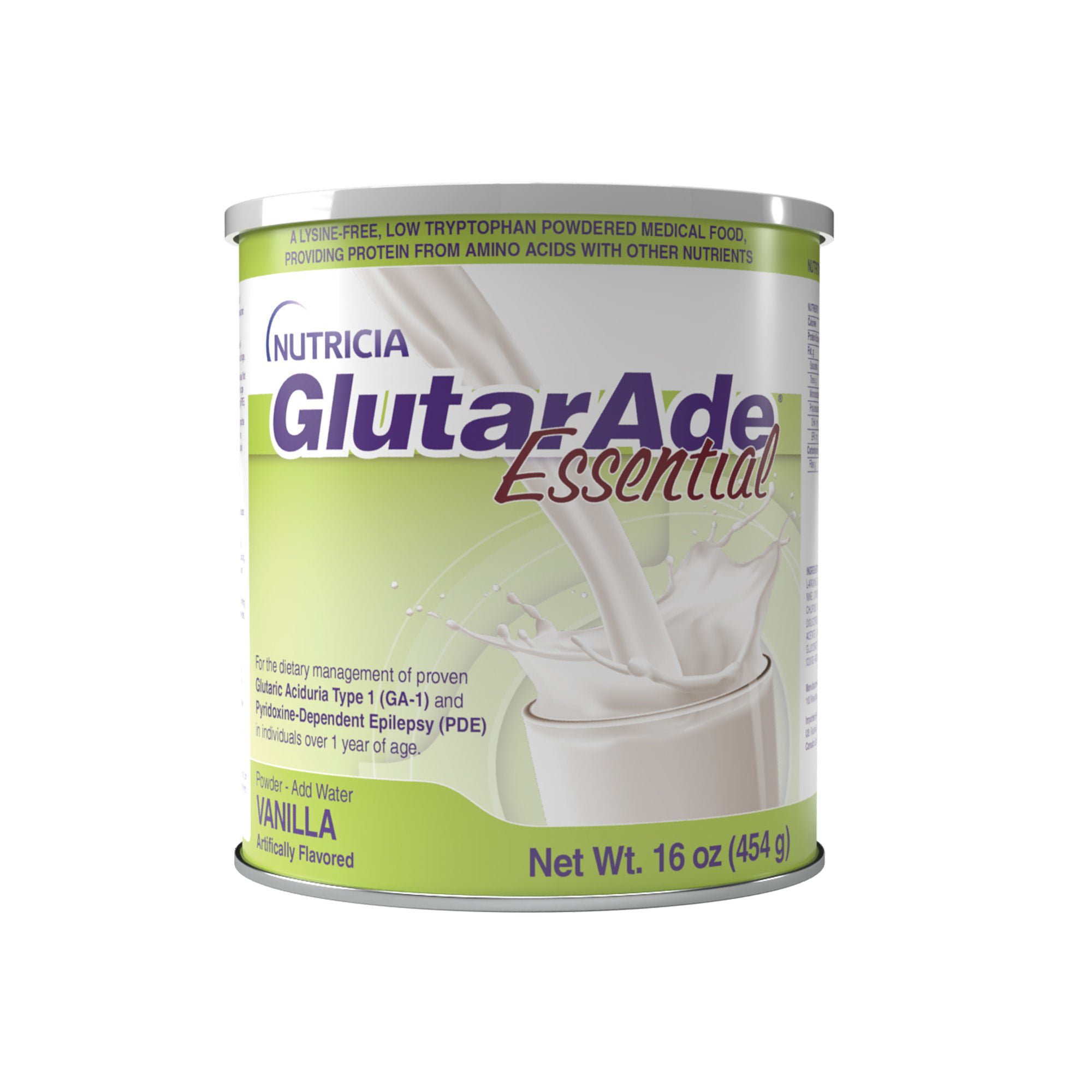 Nutricia North America - 201518 Oral Supplement GlutarAde® Essential Vanilla Flavor Powder 16 oz. / 454 Gram Canister