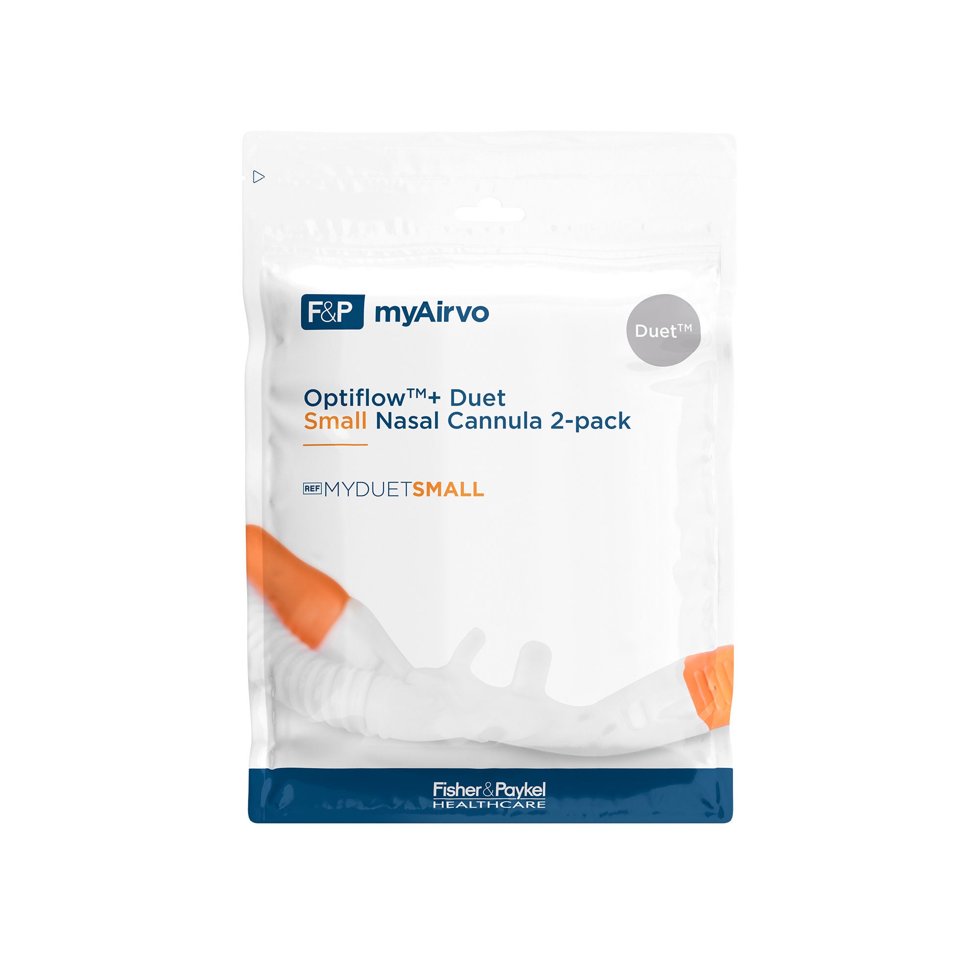 Fisher & Paykel - MYDUETSMALL Nasal Cannula Optiflow™ Duet Adult Curved Prongs Without Tubing HFNC