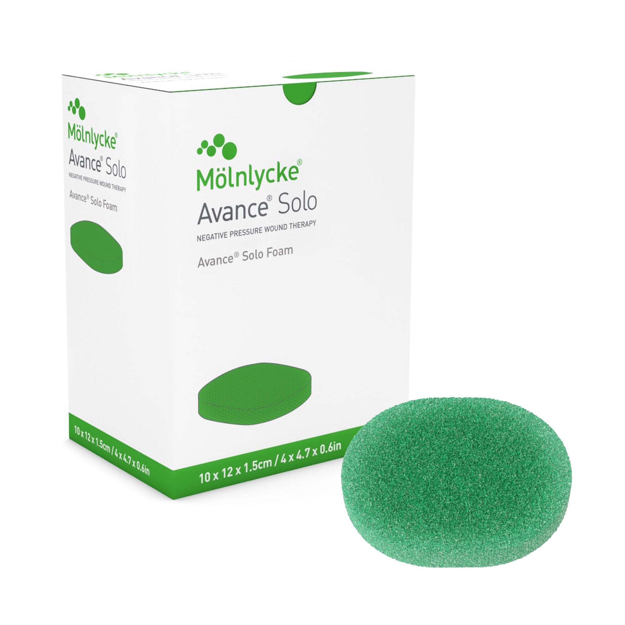 Molnlycke - 882000 Negative Pressure Foam Dressing Avance® Solo 1.5 X 10 X 12 cm