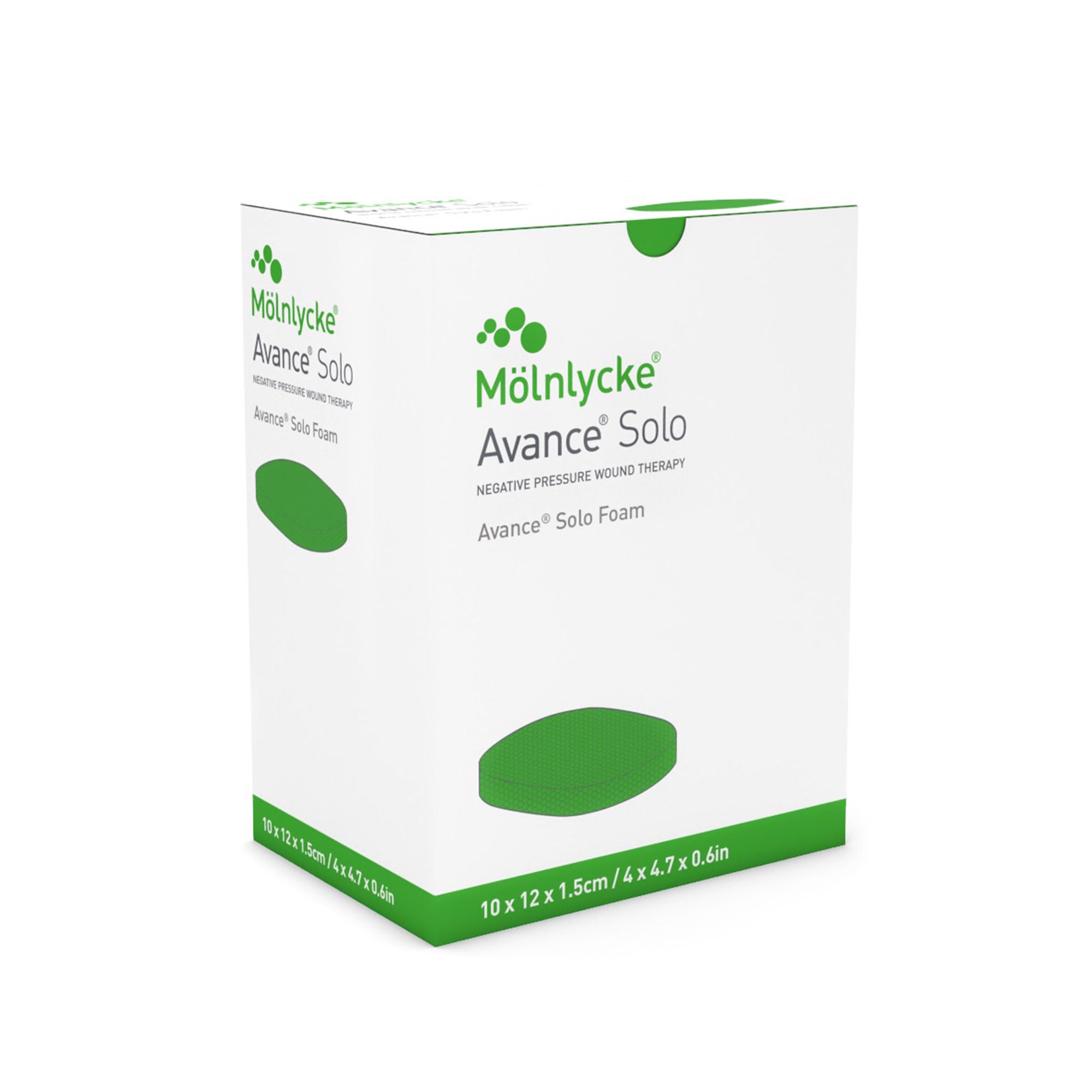 Molnlycke - 882000 Negative Pressure Foam Dressing Avance® Solo 1.5 X 10 X 12 cm
