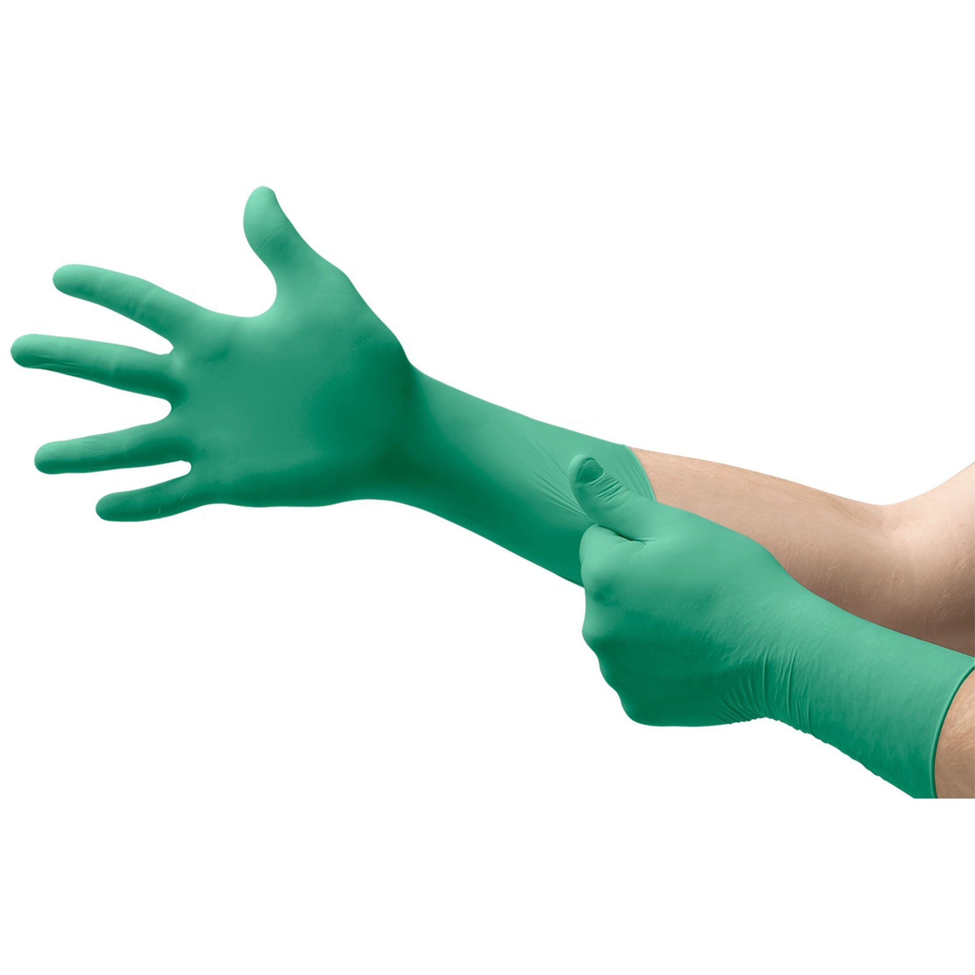 Ansell - 384230 Cleanroom Glove TouchNTuff® 93-700 ISO Class 5 Nitrile 12 Inch Length Sterile Pair Size 6.5 to 7