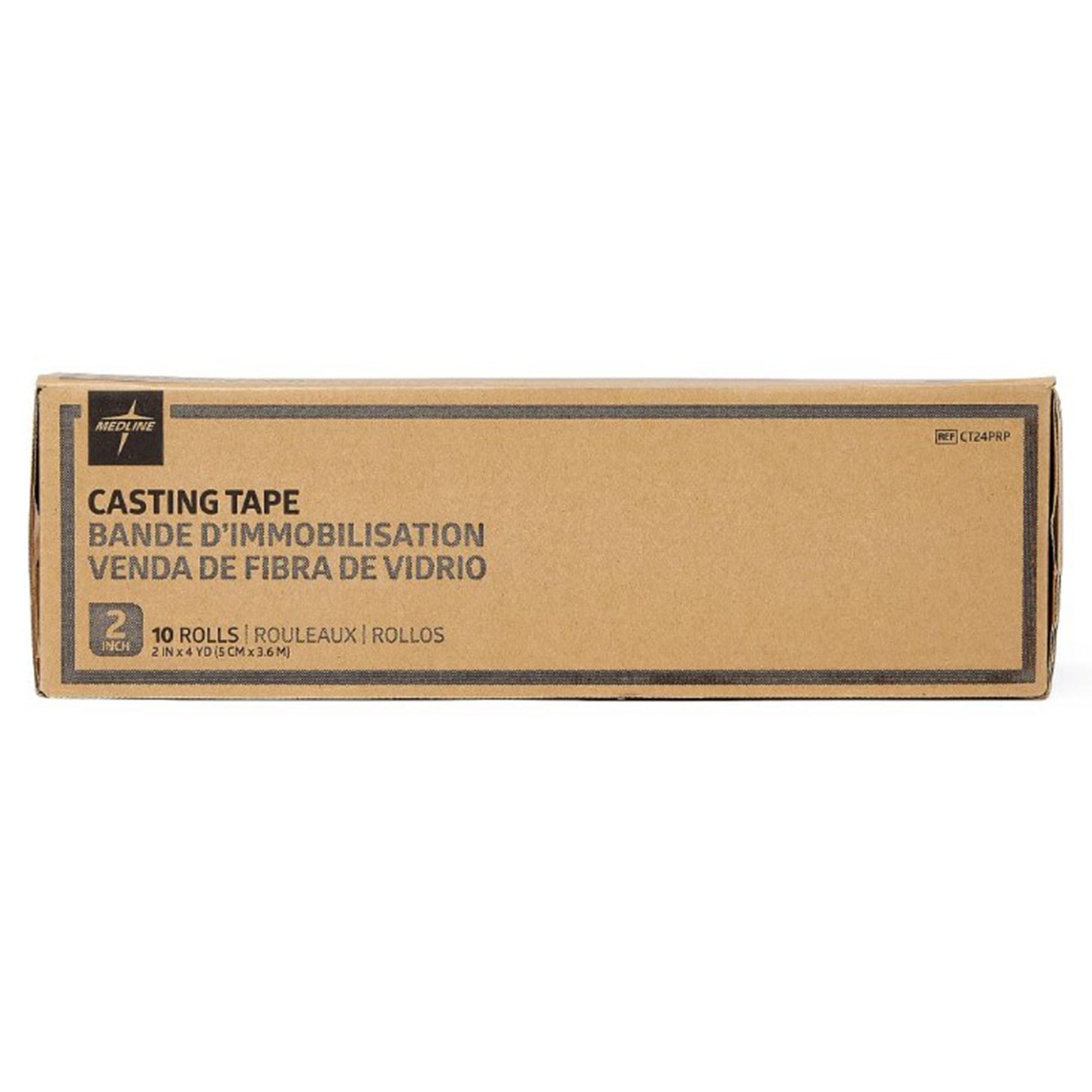 Medline - CT24PRP Cast Tape Medline 2 Inch X 12 Foot Fiberglass / Polyurethane Purple