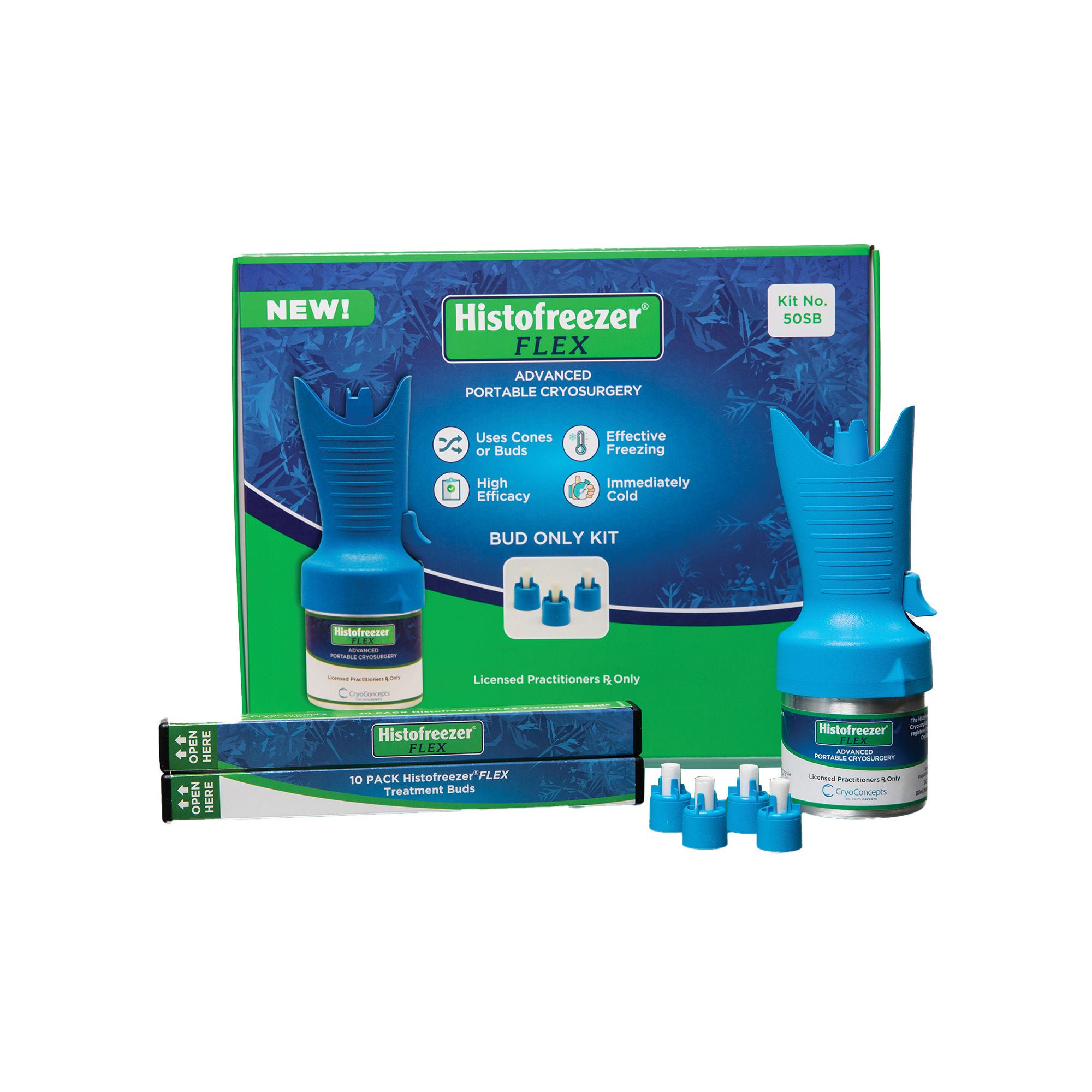 CryoConcepts LP - 200-3050 Cryosurgery Kit Histofreezer® Flex 50 Buds