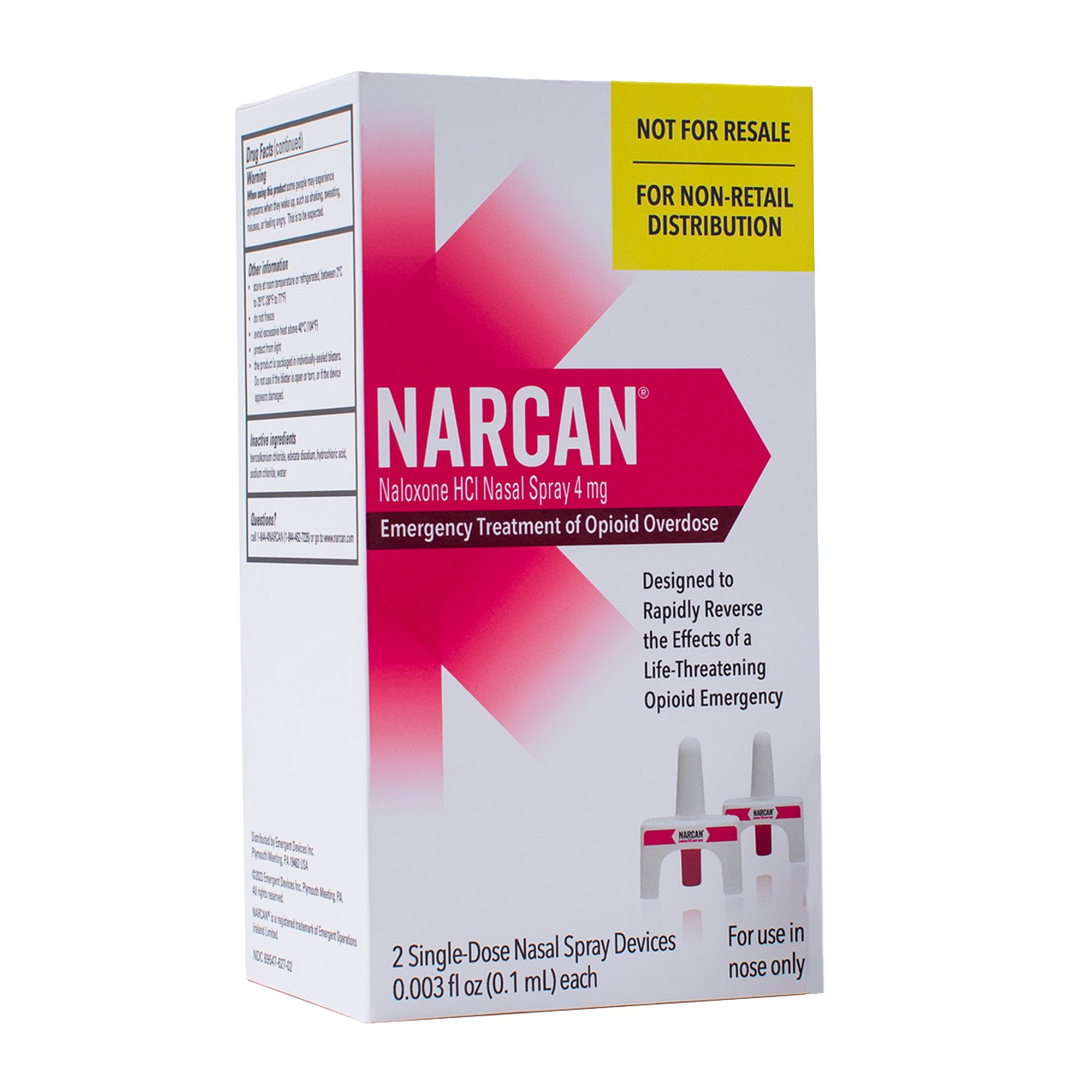 Narcan Opiate Antagonist 69547062702 by Emergent Devices