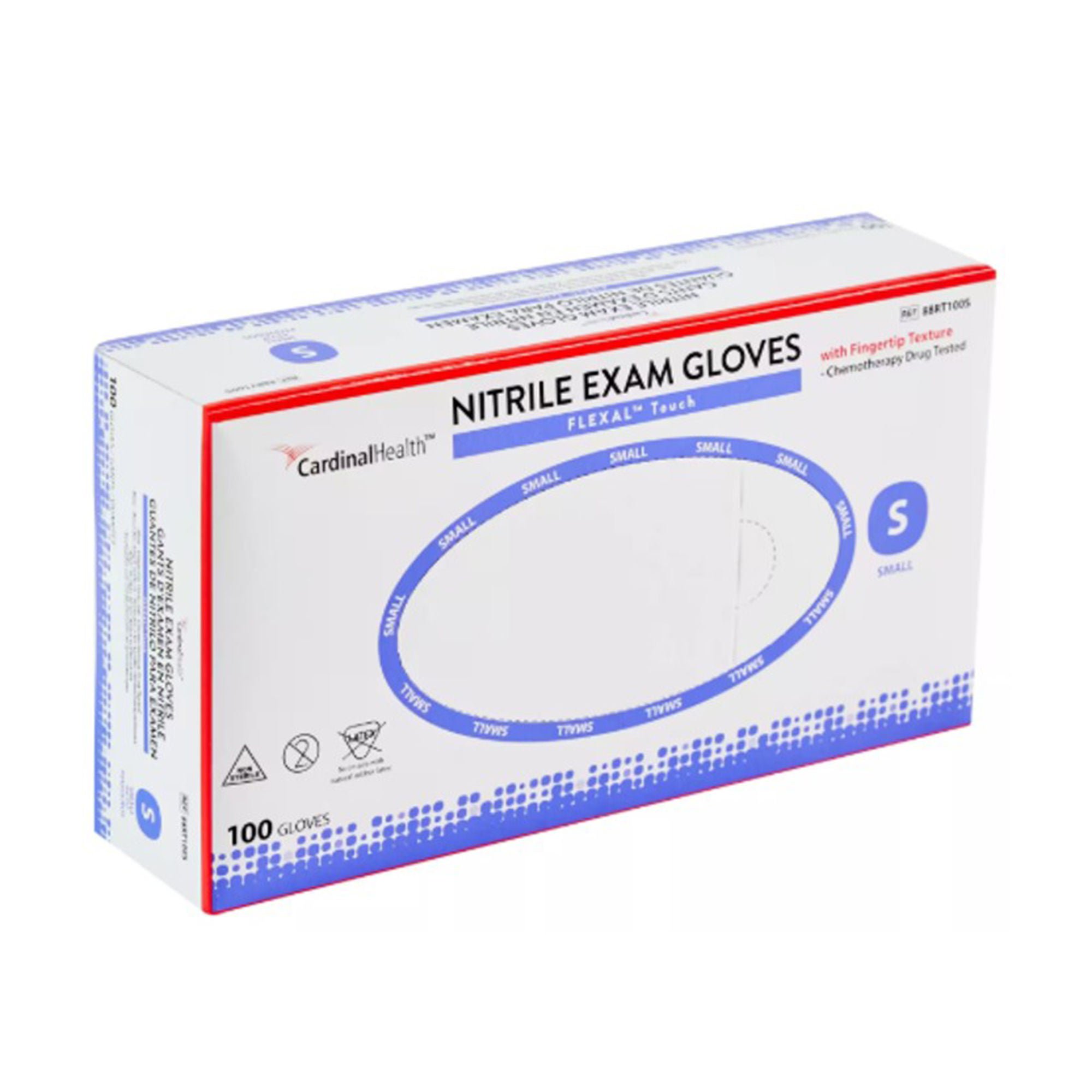 FLEXAL Touch Exam Glove 88RT100S by Cardinal