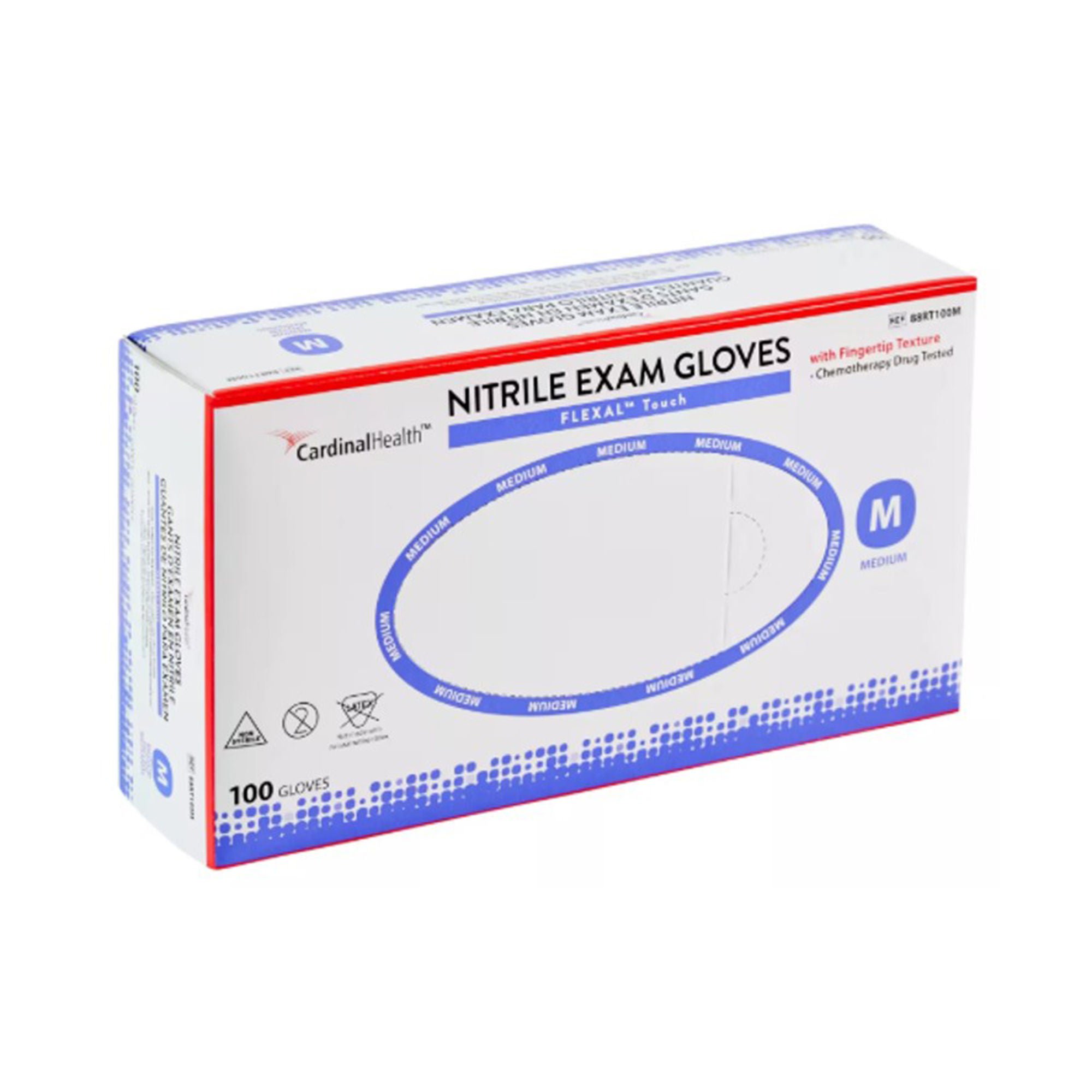 FLEXAL Touch Exam Glove 88RT100M by Cardinal