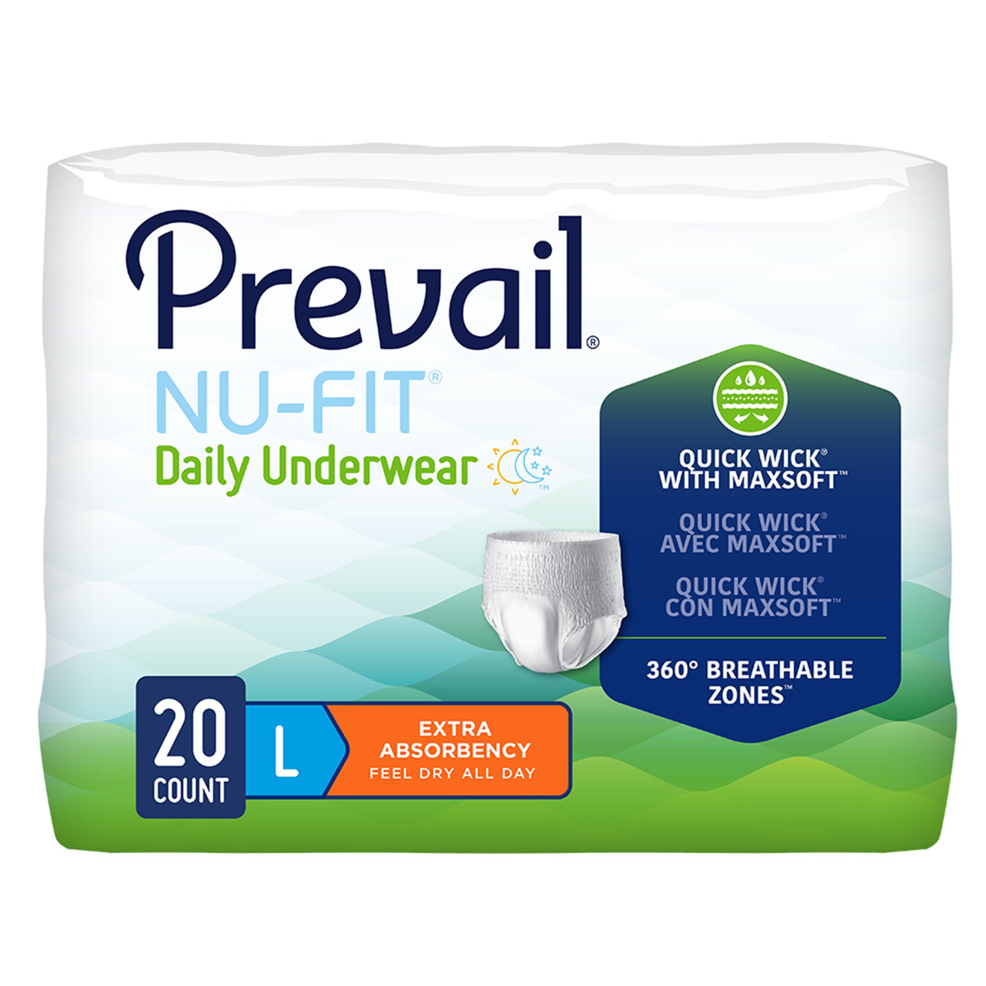 First Quality Products LLC - NUU-513 Prevail® Nu-Fit® Absorbent Underwear