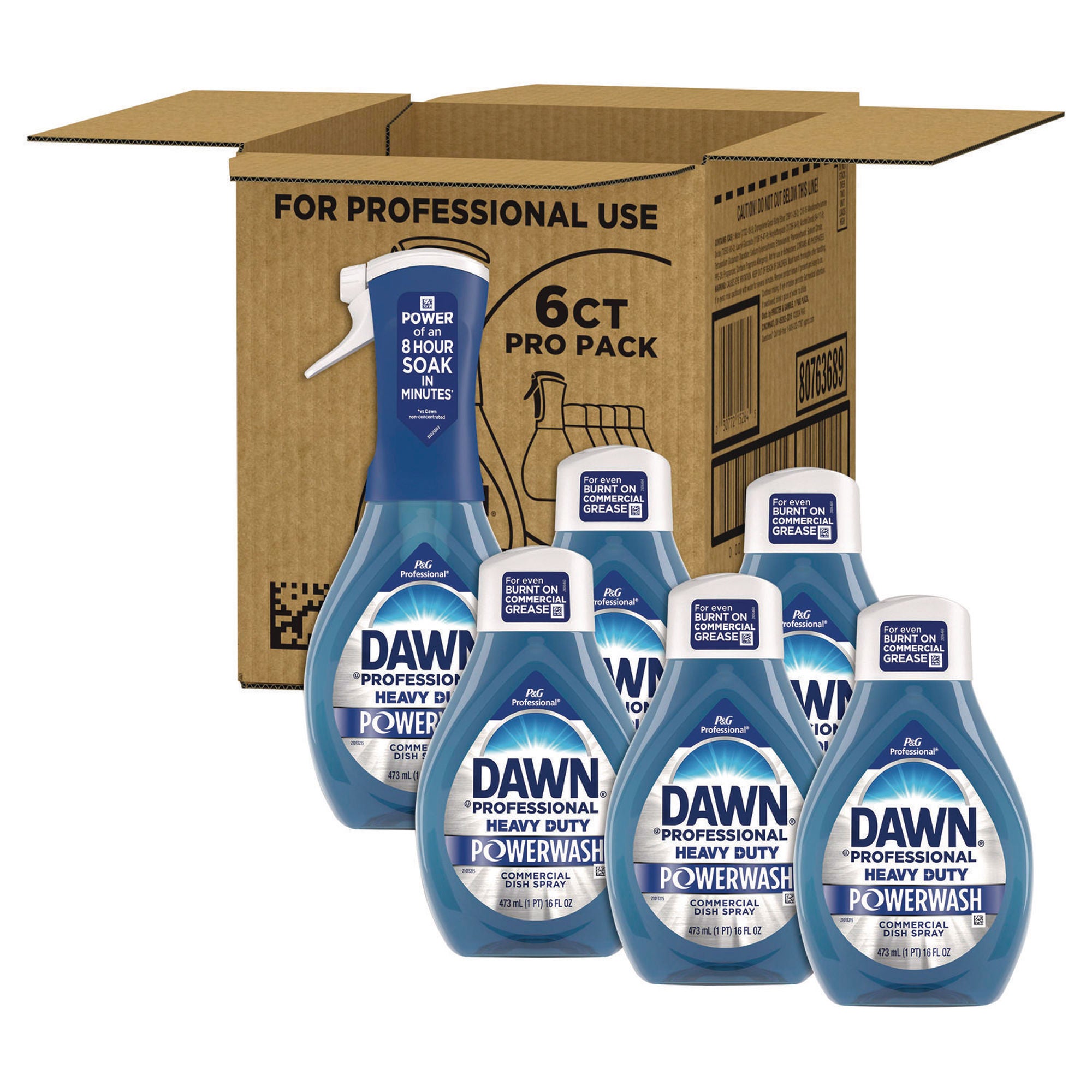 Essendant Co-United Stationers - PGC15264 Dish Detergent Dawn® Professional Heavy Duty Powerwash 16 oz. Pump Bottle Liquid Fresh Scent