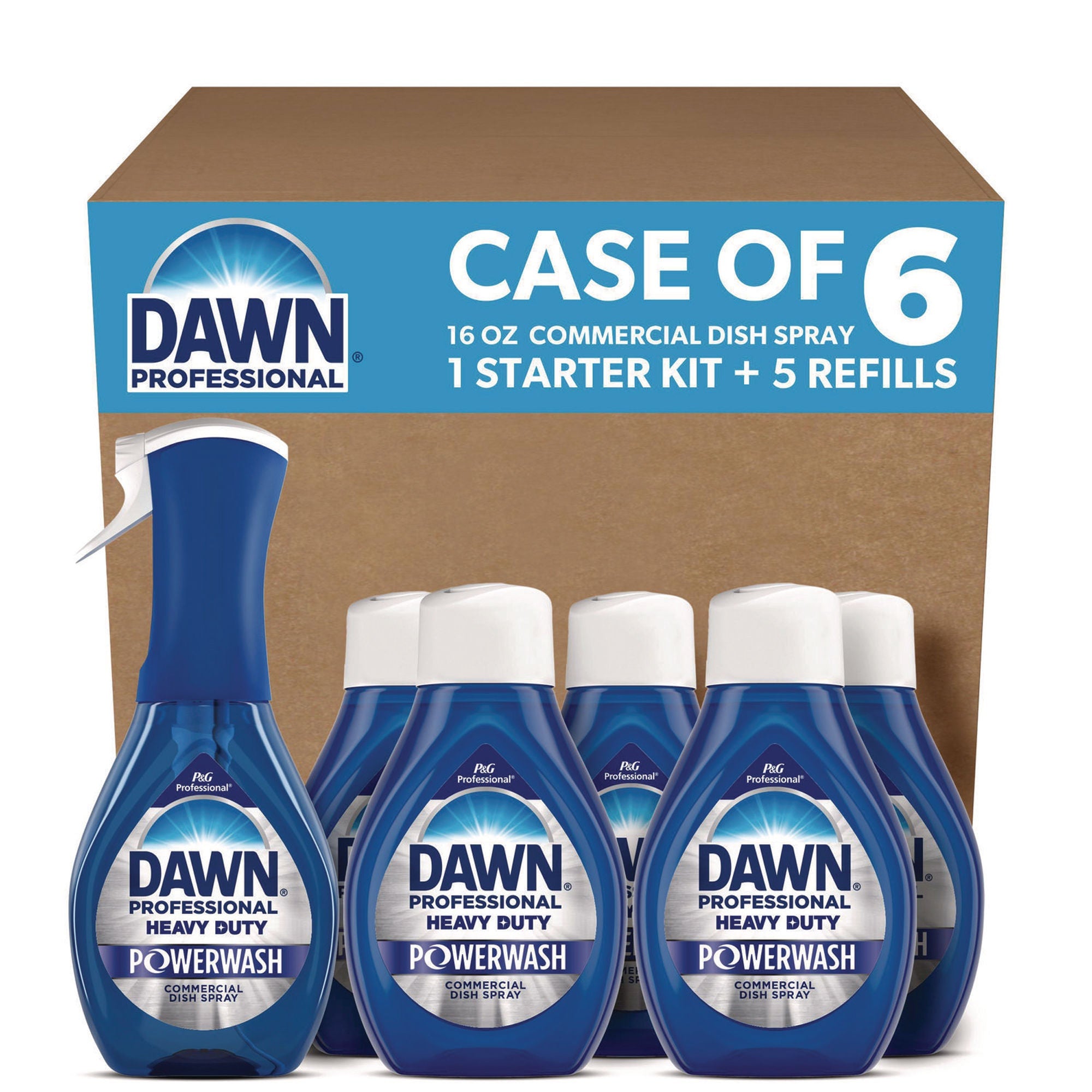 Essendant Co-United Stationers - PGC15264 Dish Detergent Dawn® Professional Heavy Duty Powerwash 16 oz. Pump Bottle Liquid Fresh Scent