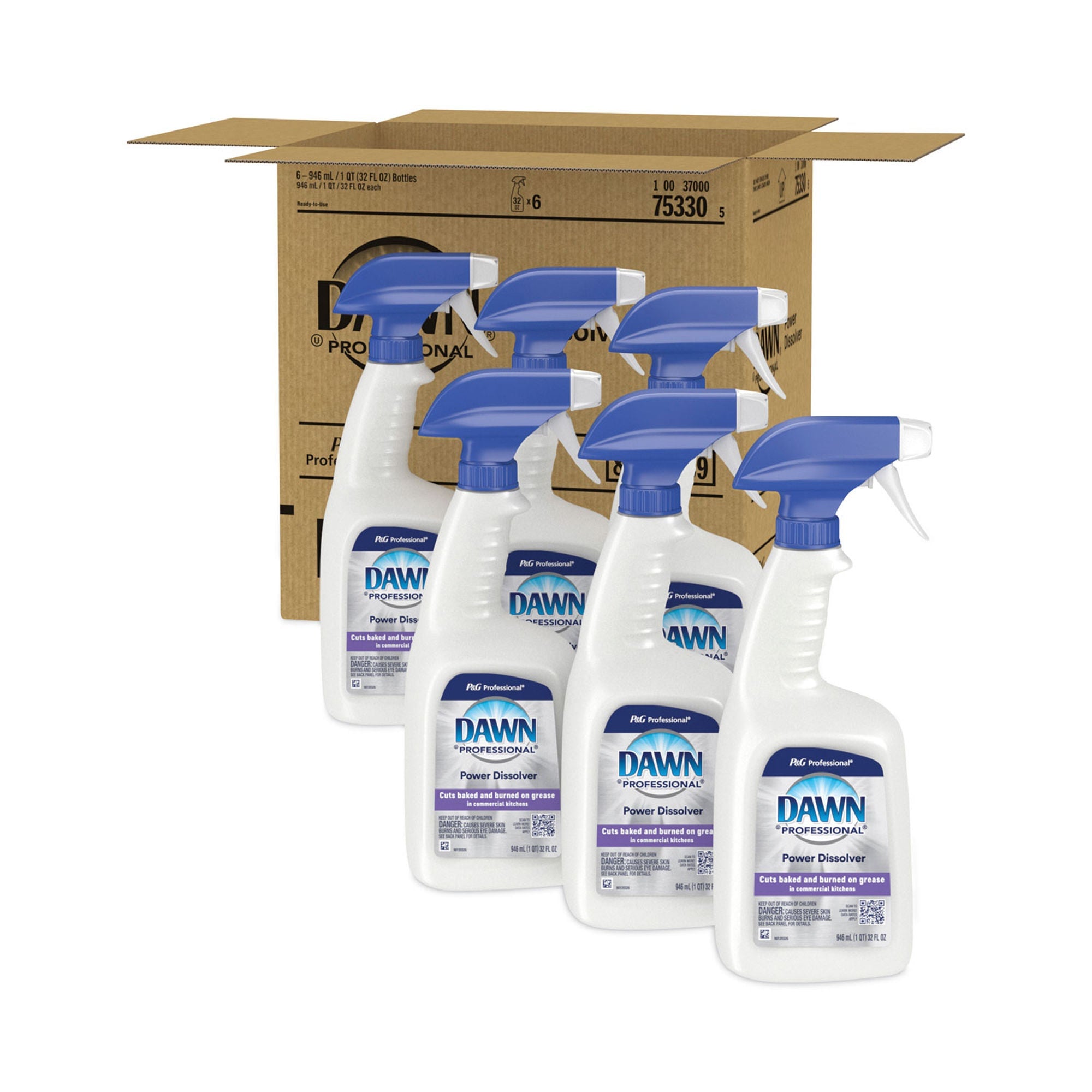 Essendant Co-United Stationers - PGC75330 Degreaser Dawn® Professional Power Dissolver Trigger Spray Liquid 32 oz. Bottle Floral Scent NonSterile
