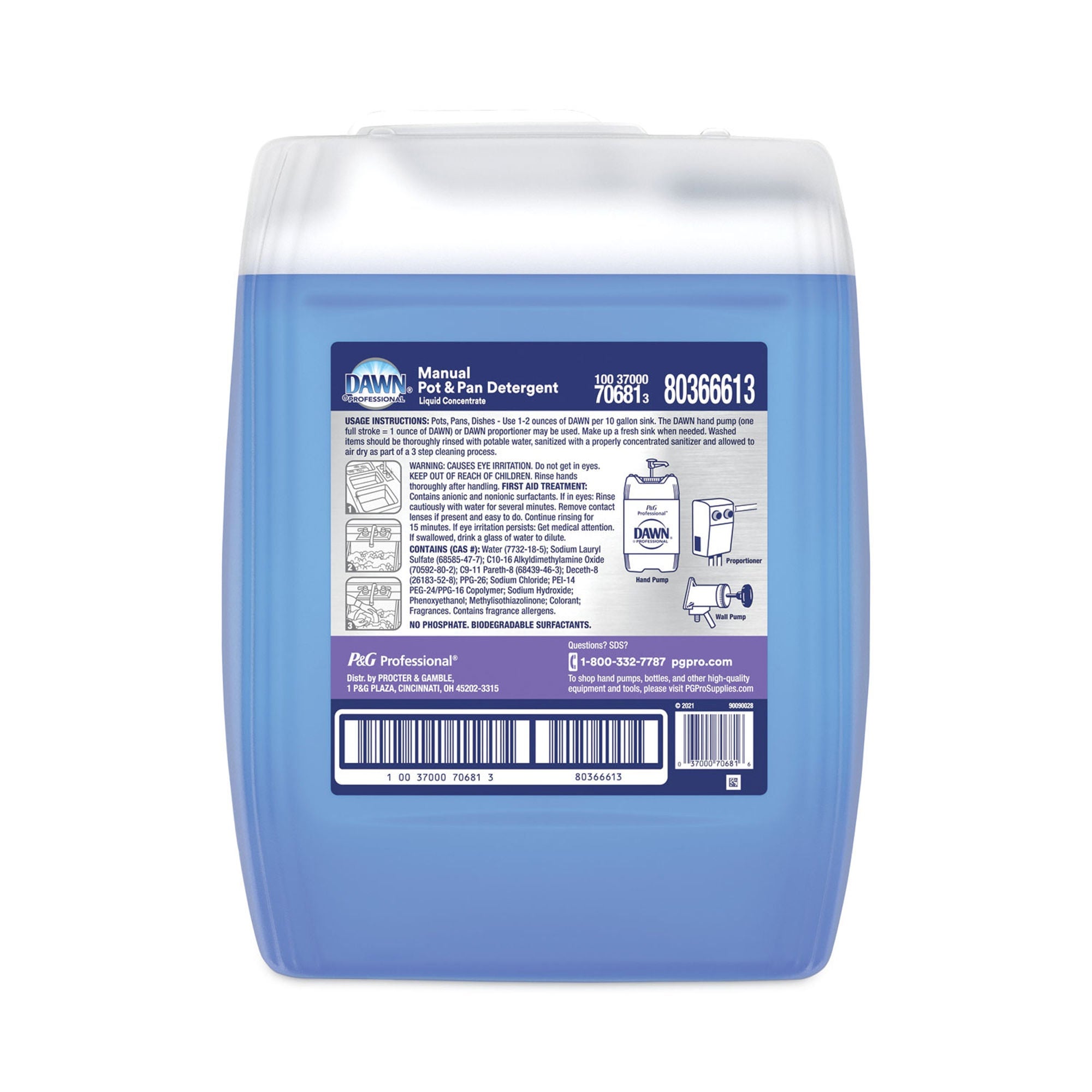 Essendant Co-United Stationers - PGC70681 Dish Detergent Dawn® Professional Manual Pot & Pan 5 gal. Cube Liquid Original Scent