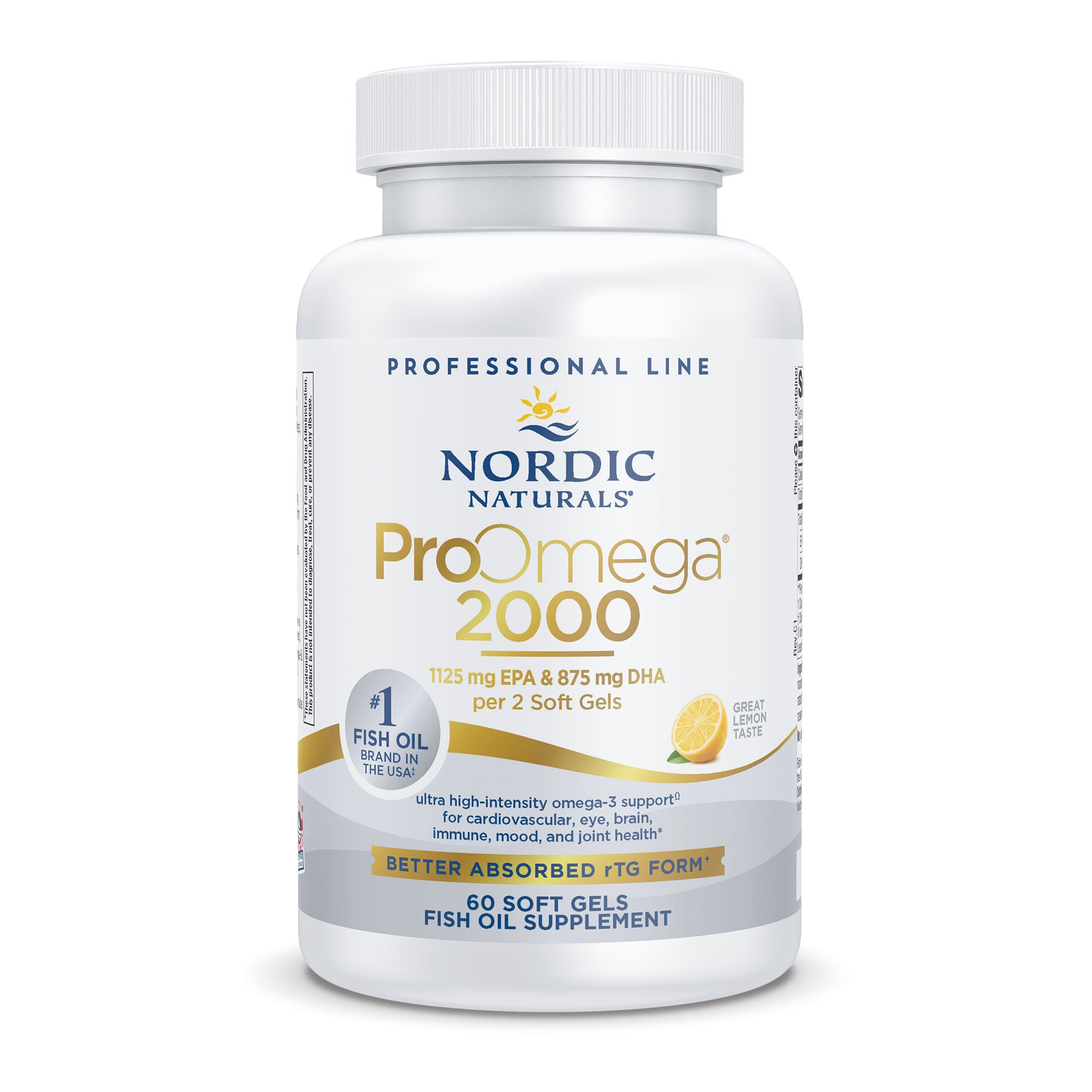 Nordic Naturals Inc - 12138 Nordic Naturals ProOmega® 2000 EPA/DHA Dietary Supplement