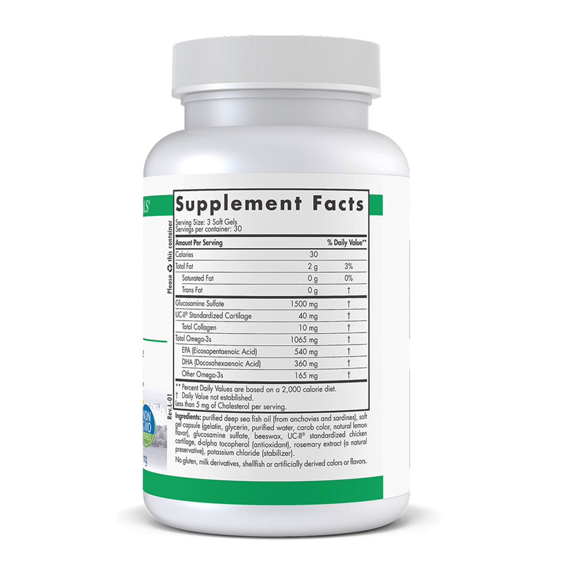 Nordic Naturals Inc 12141 - Nordic Naturals® Joint Support Omega Blend Fish Oil Supplement - 1/Bottle, 12/Case