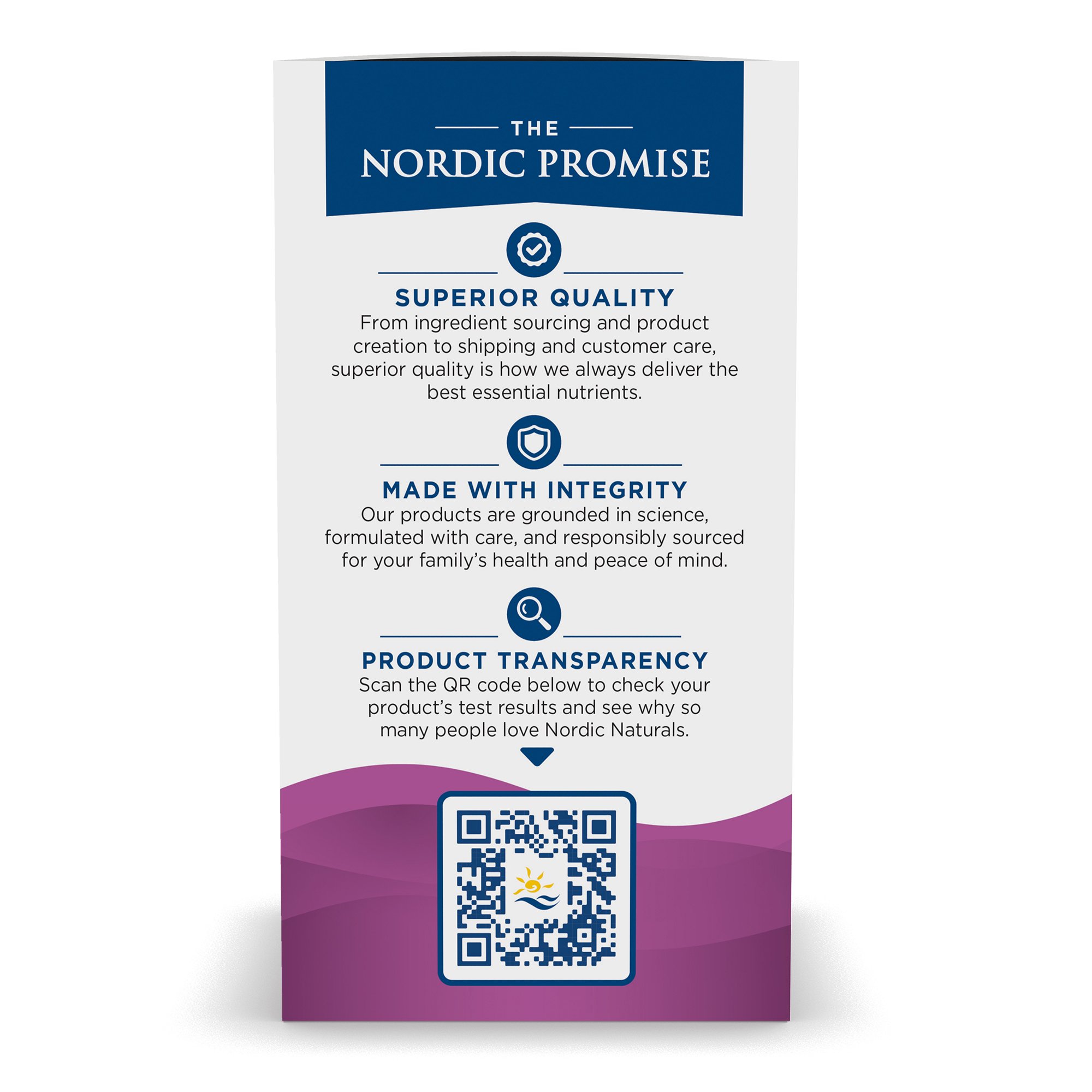 Nordic Naturals Inc 1739 - Nordic Naturals® Menopause Support Calcium Dietary Supplement - 1/Bottle, 12/Case