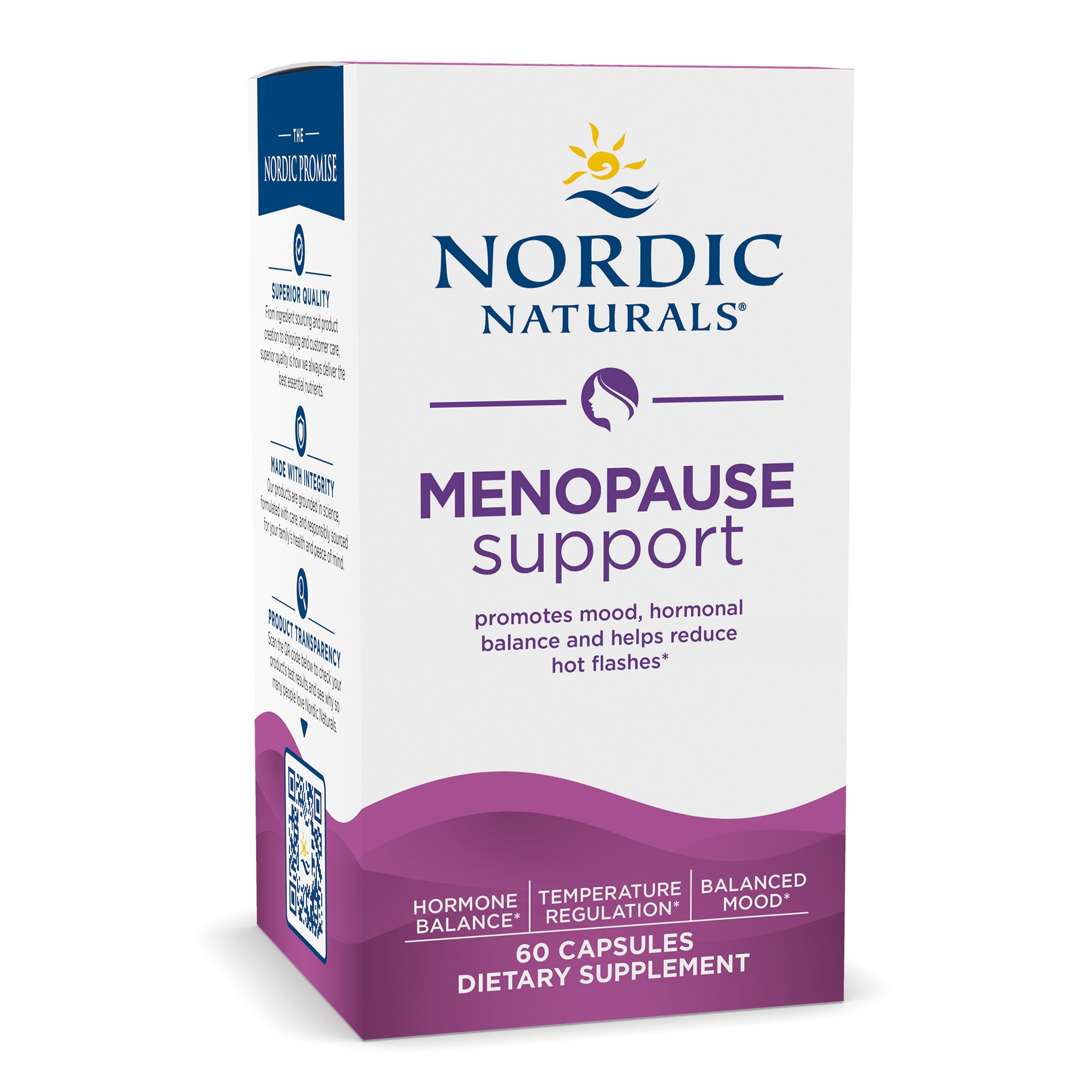 Nordic Naturals Inc 1739 - Nordic Naturals® Menopause Support Calcium Dietary Supplement - 1/Bottle, 12/Case