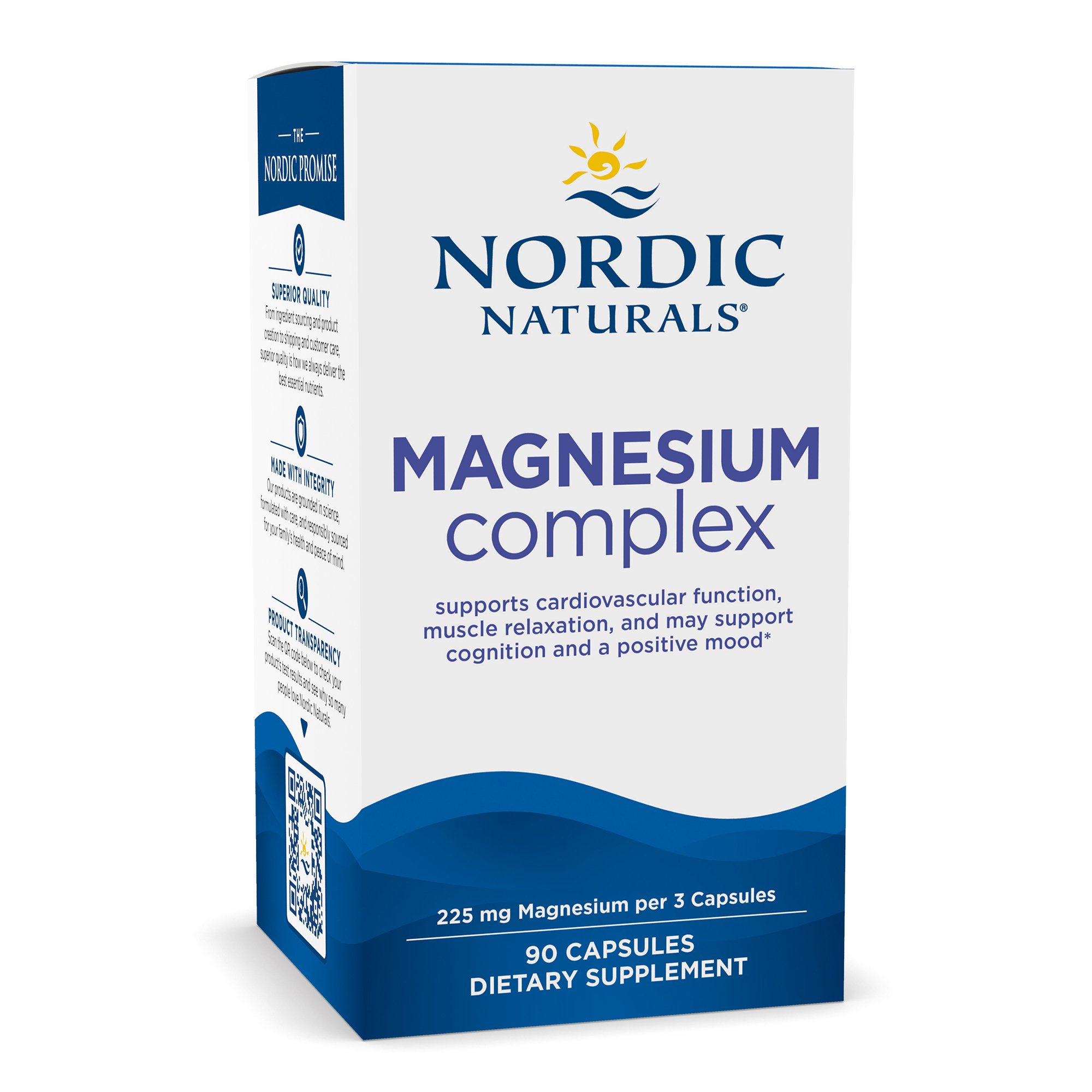 Nordic Naturals Inc 1533 - Nordic Naturals® Magnesium Complex Dietary Supplement - 1/Bottle, 12/Case